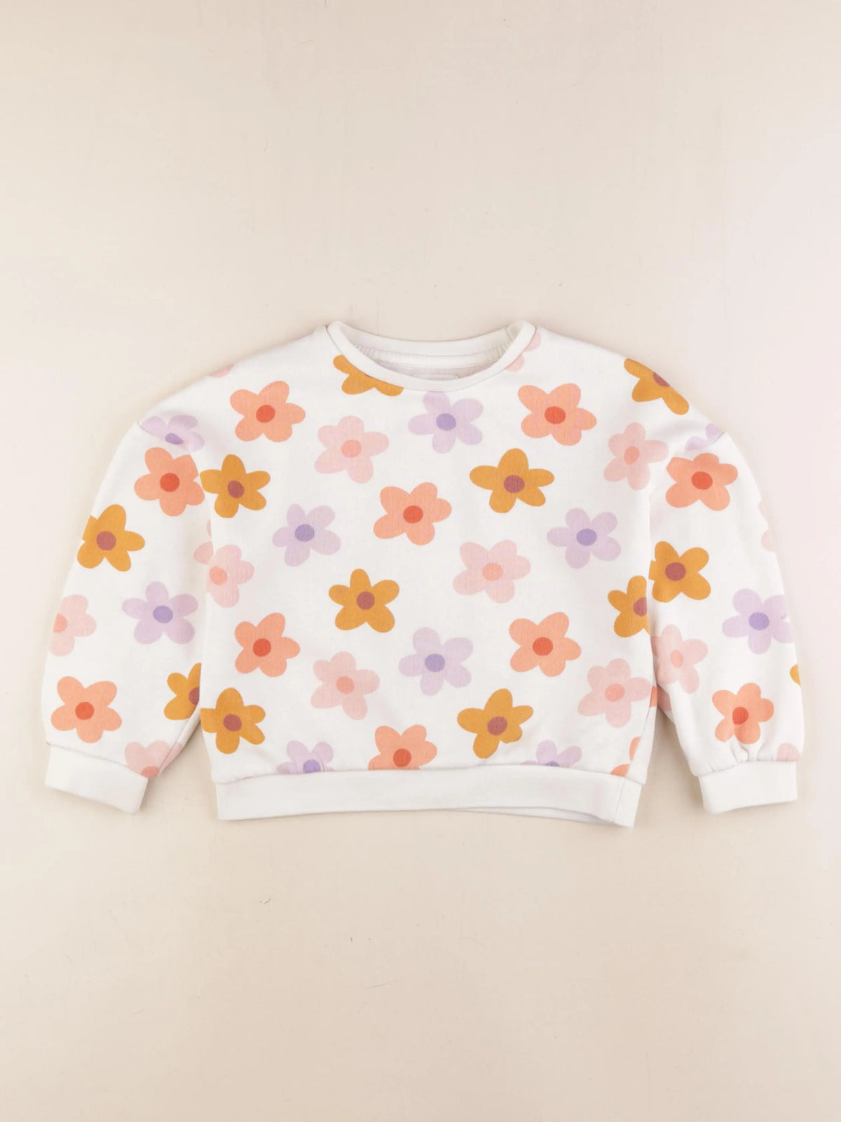 Vertbaudet - sweat multicolore - 6 ans