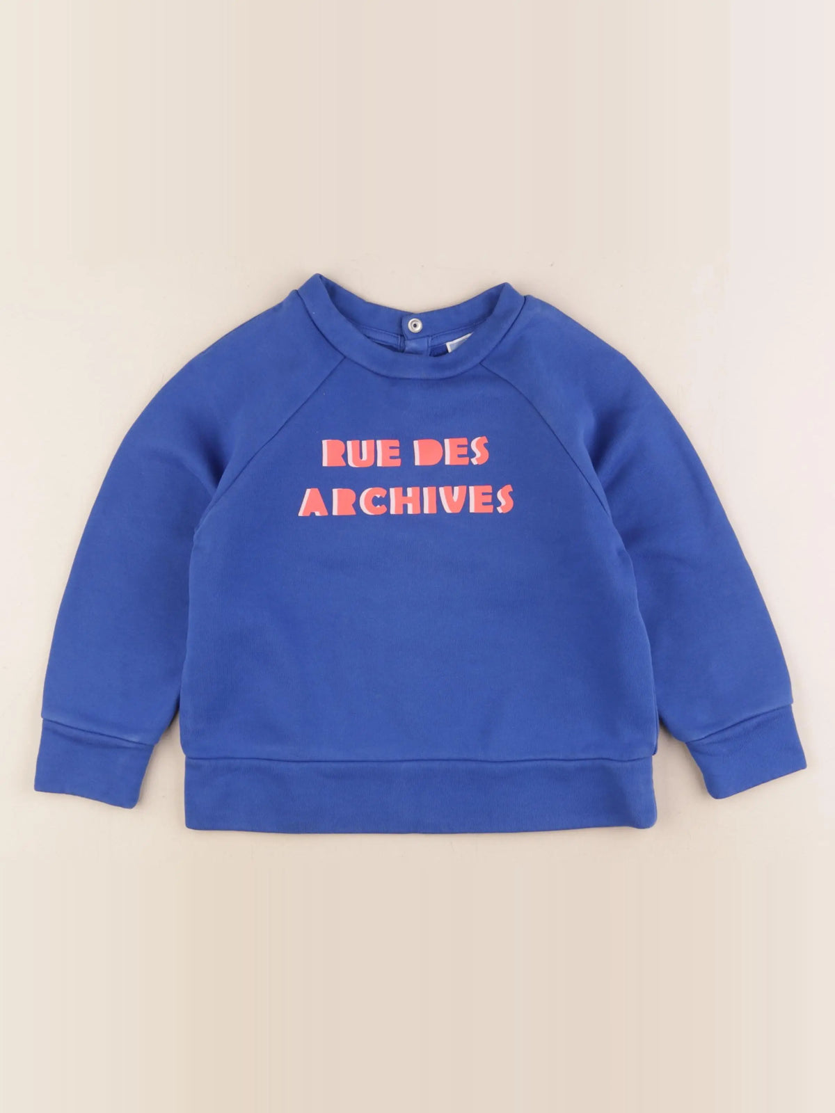 Jacadi - sweat bleu - 6 ans