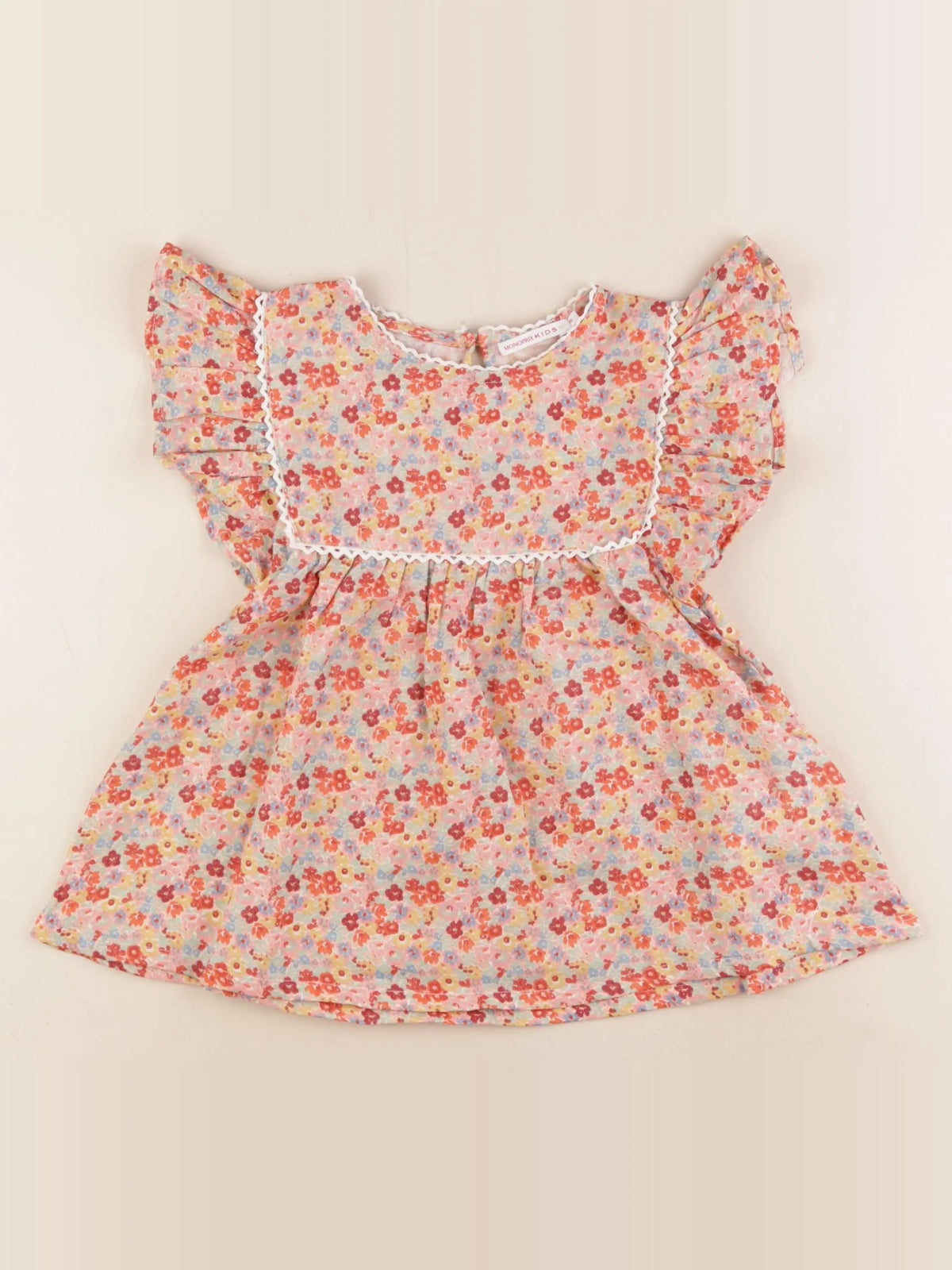 Monoprix - blouse multicolore - 8 ans