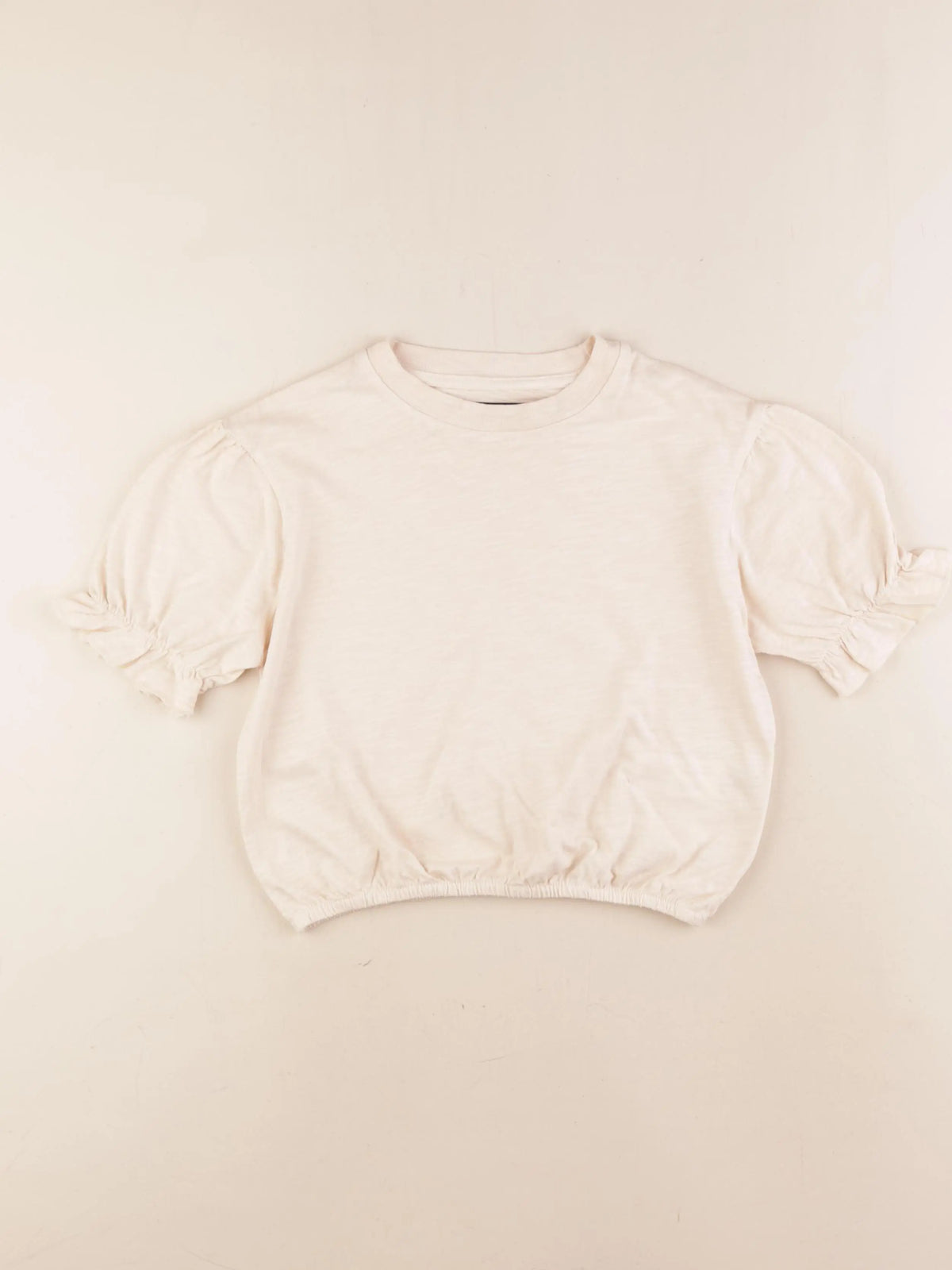Monoprix - tee-shirt beige - 6 ans