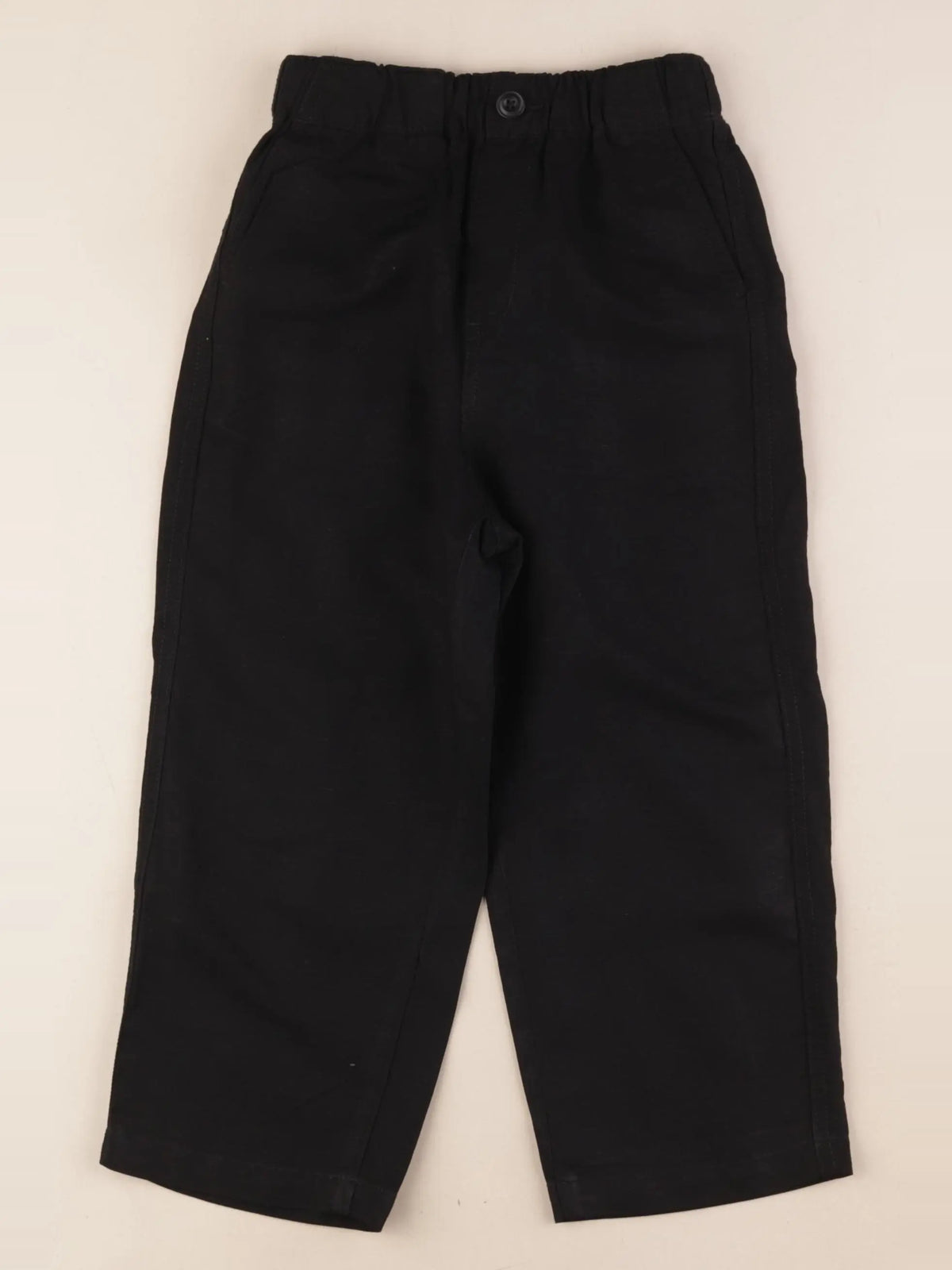 Uniqlo - pantalon noir - 3/4 ans