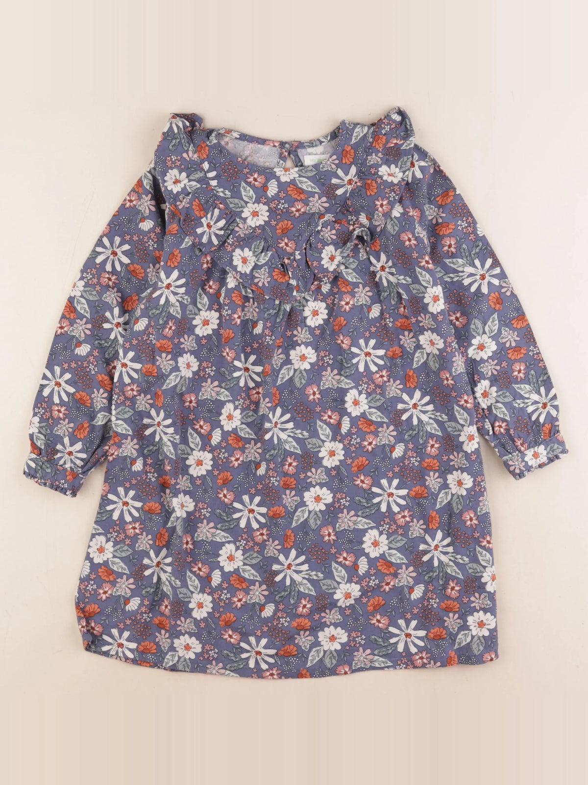 Vertbaudet - robe bleu - 5 ans