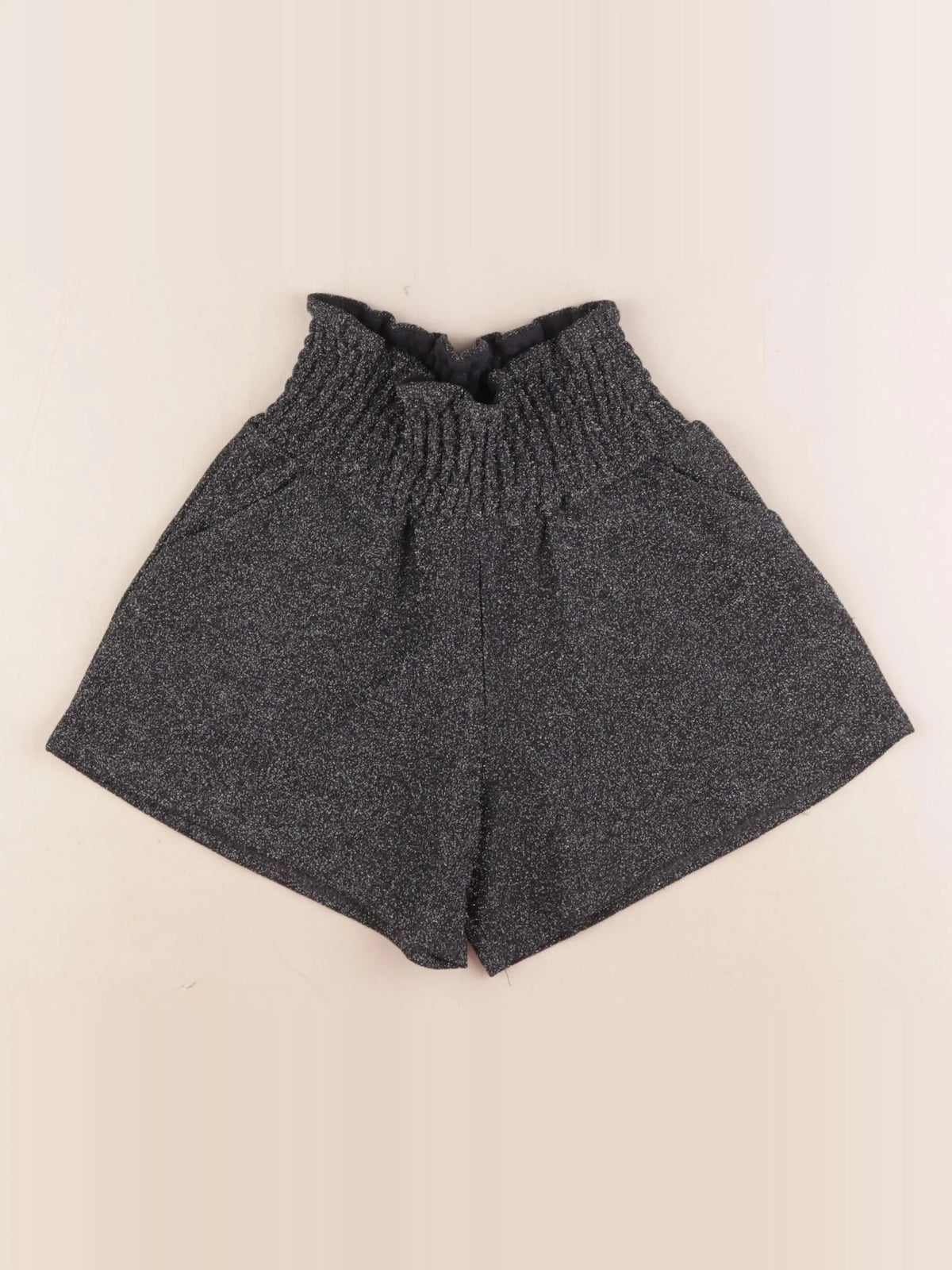 Vertbaudet - short gris, argent - 6 ans