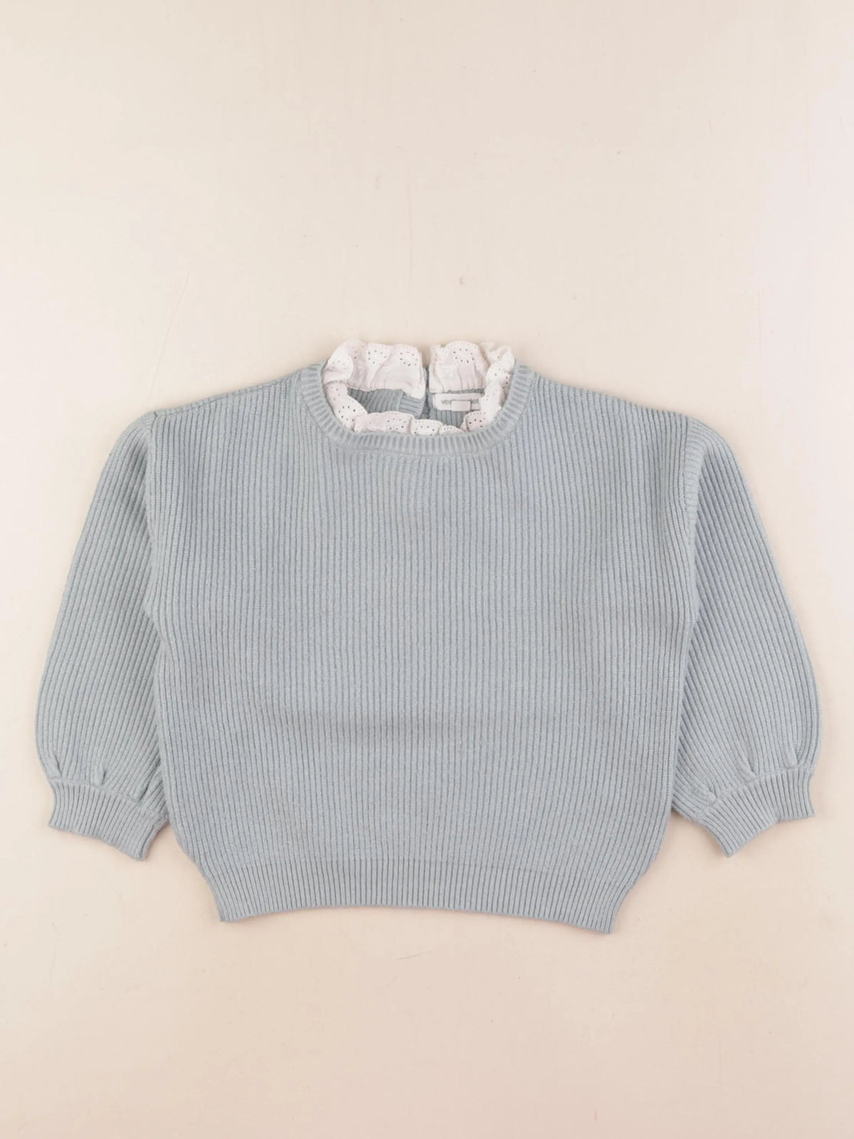 Vertbaudet - pull vert, bleu - 6 ans