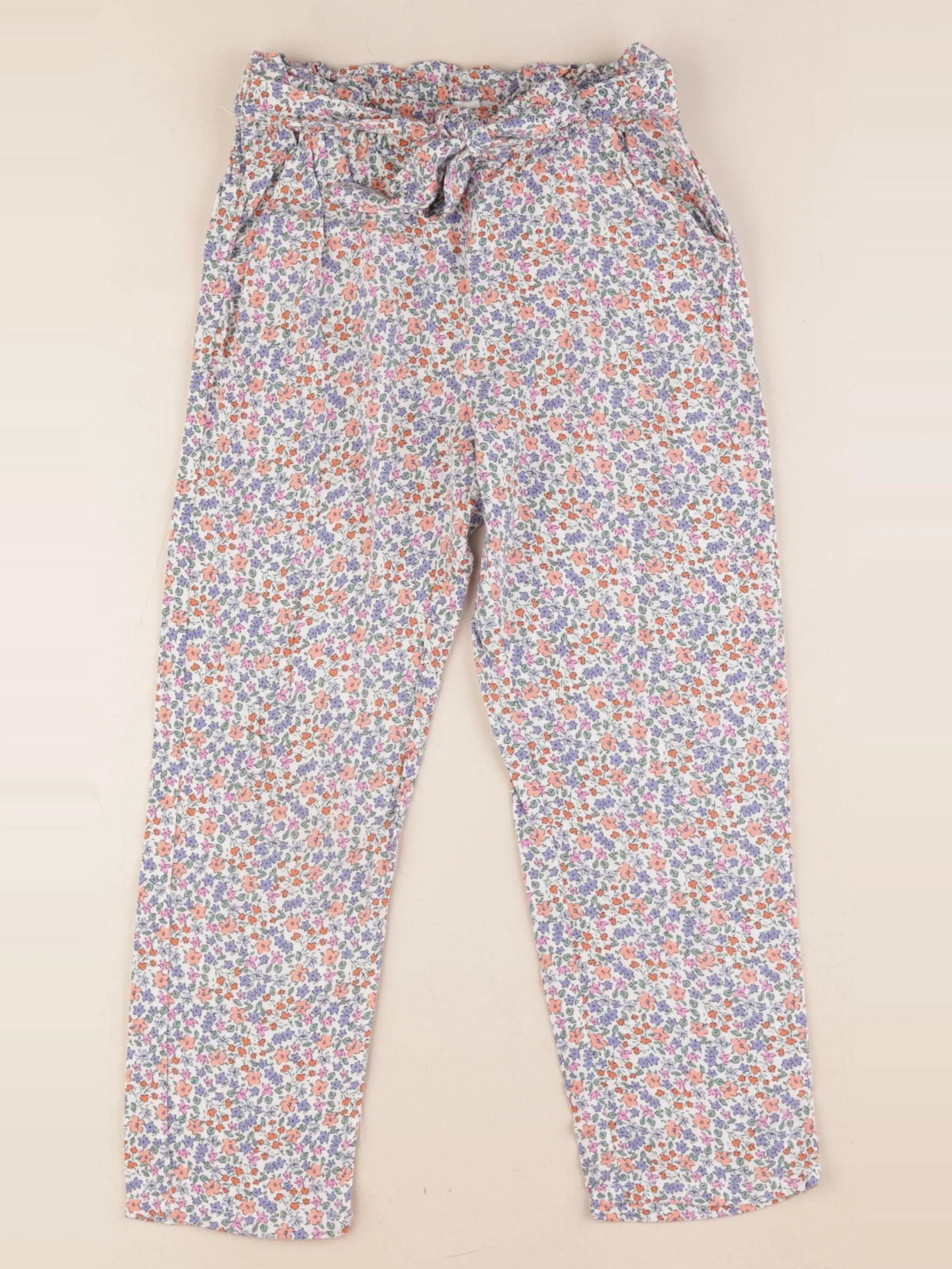 Vertbaudet - pantalon multicolore - 7 ans