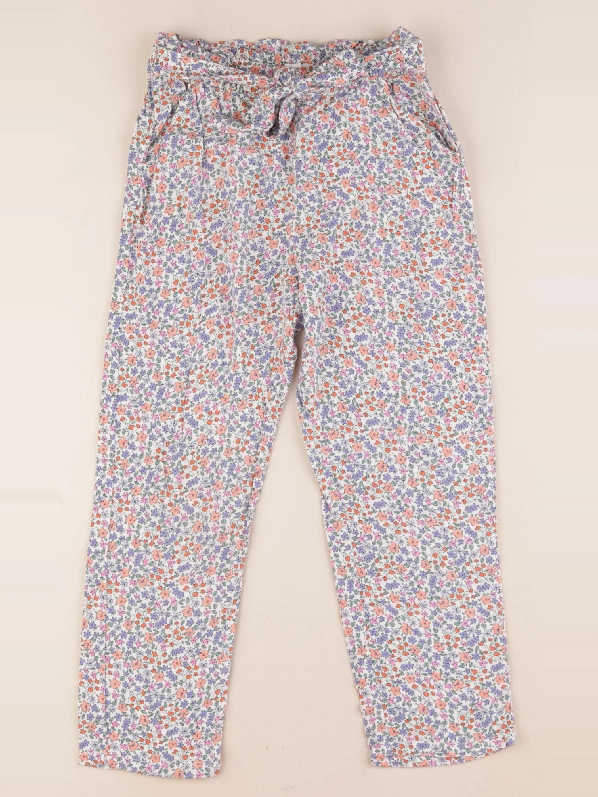Vertbaudet - pantalon multicolore - 7 ans