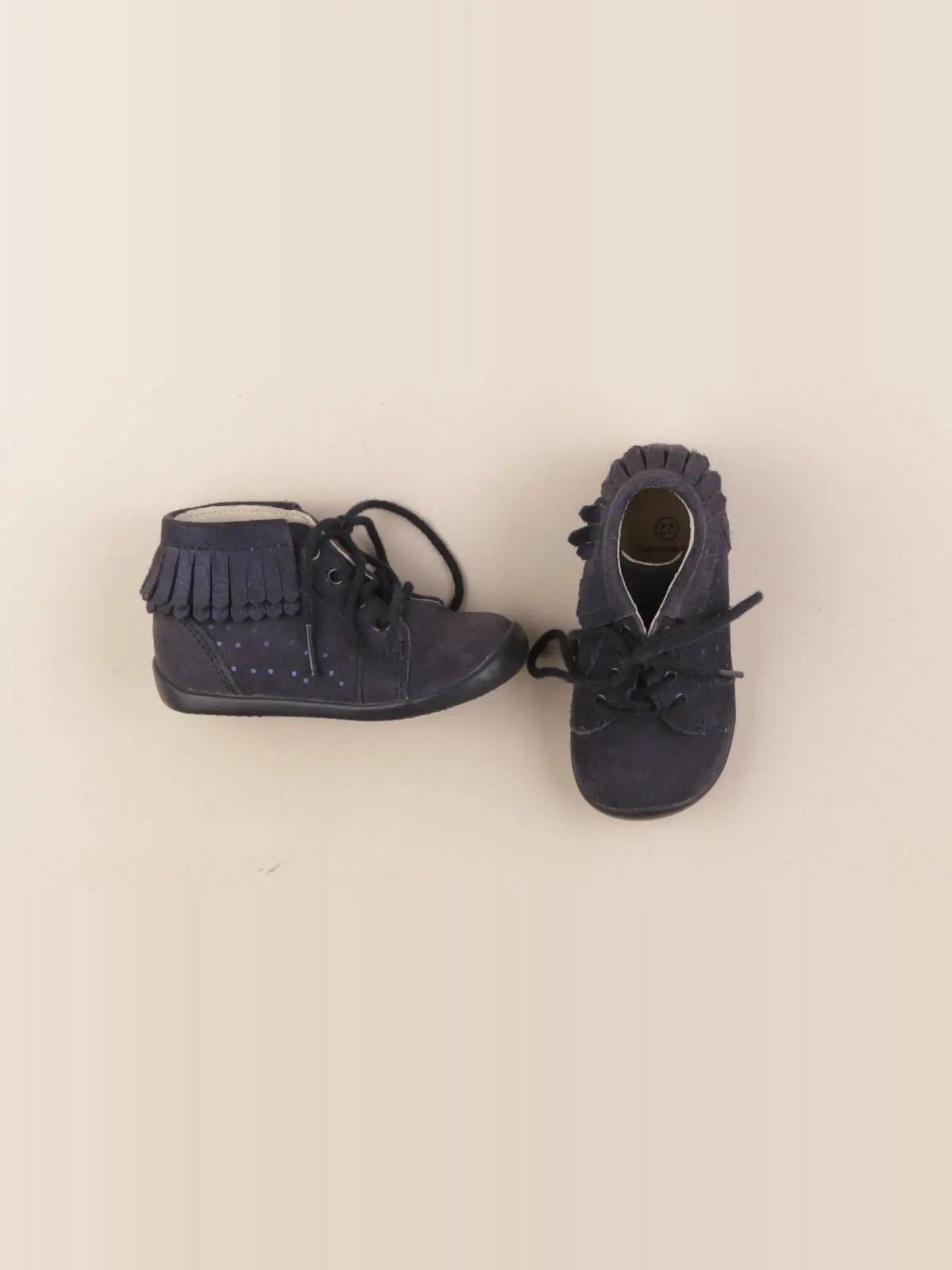 Vertbaudet - bottillons bleu - pointure 22