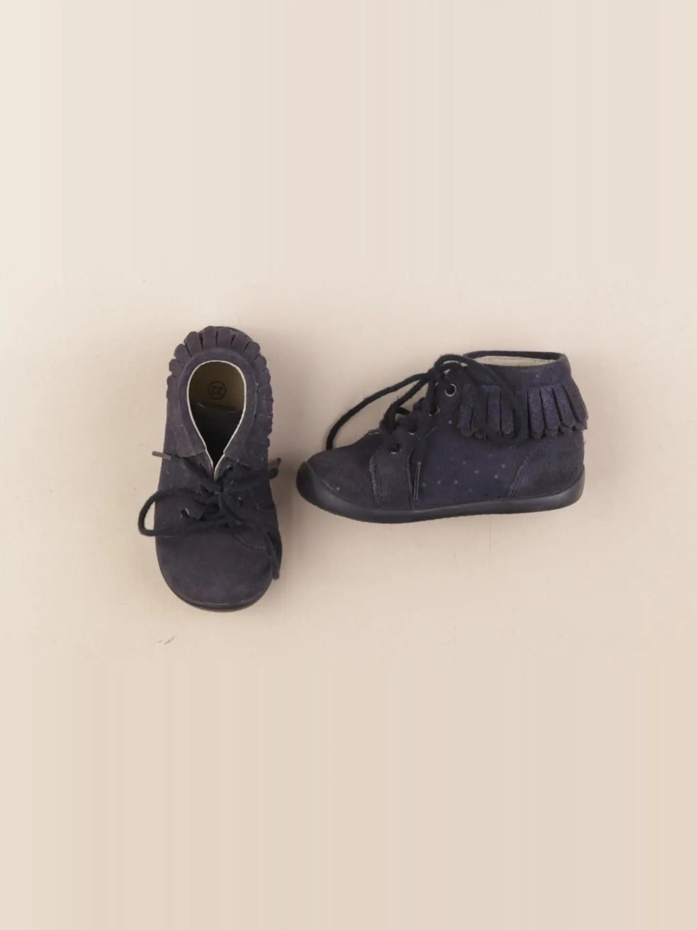 Vertbaudet - bottillons bleu - pointure 22