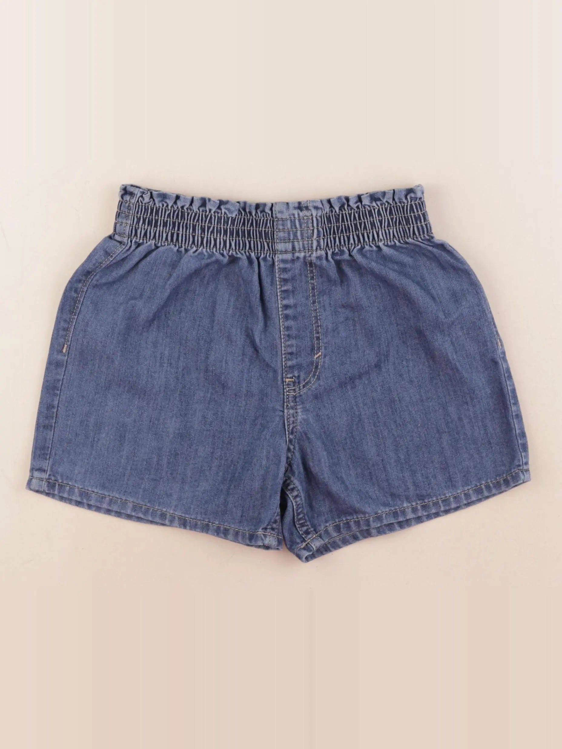 H&M - short bleu - 7/8 ans