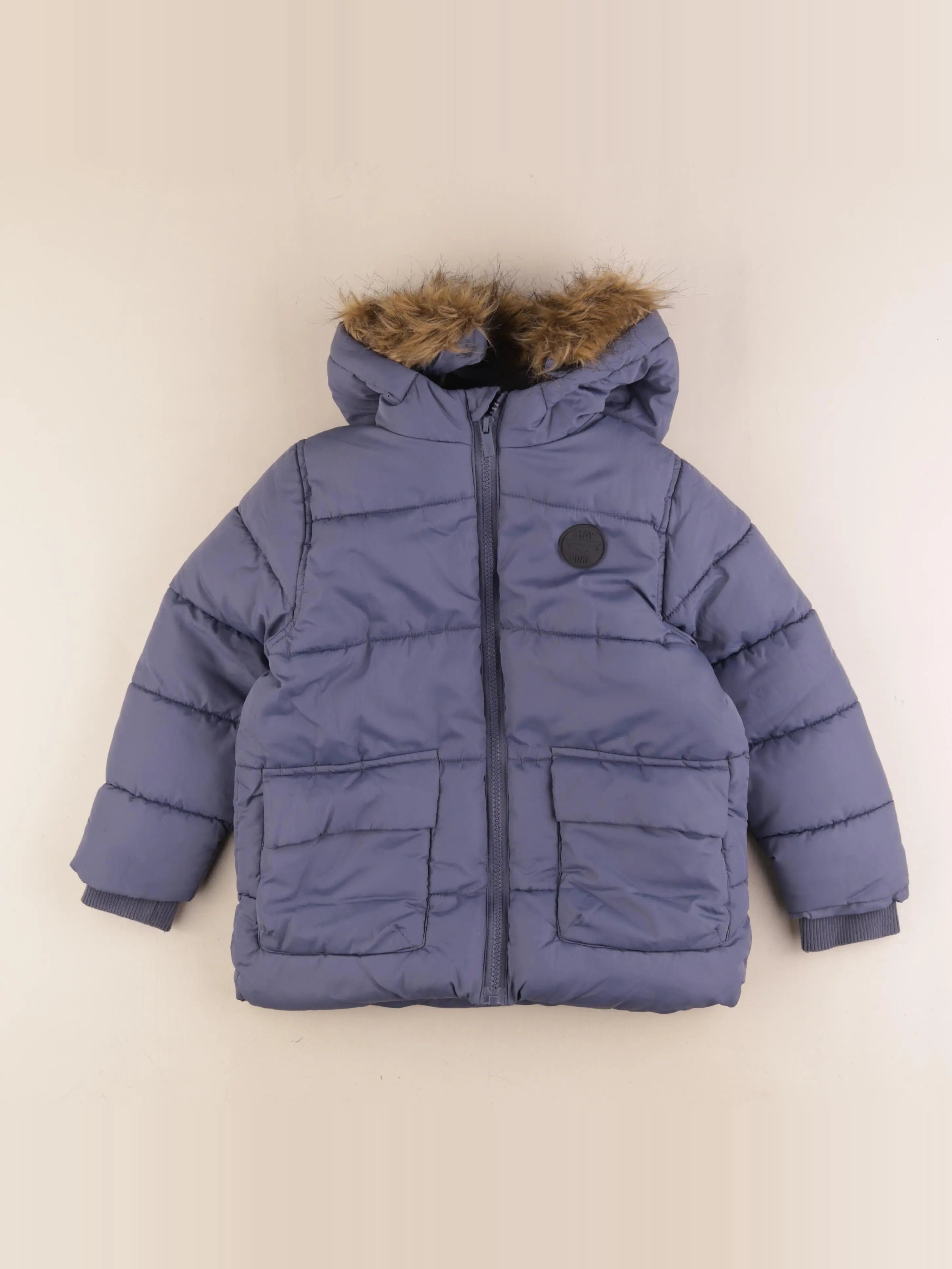 Vertbaudet - doudoune bleu - 5 ans