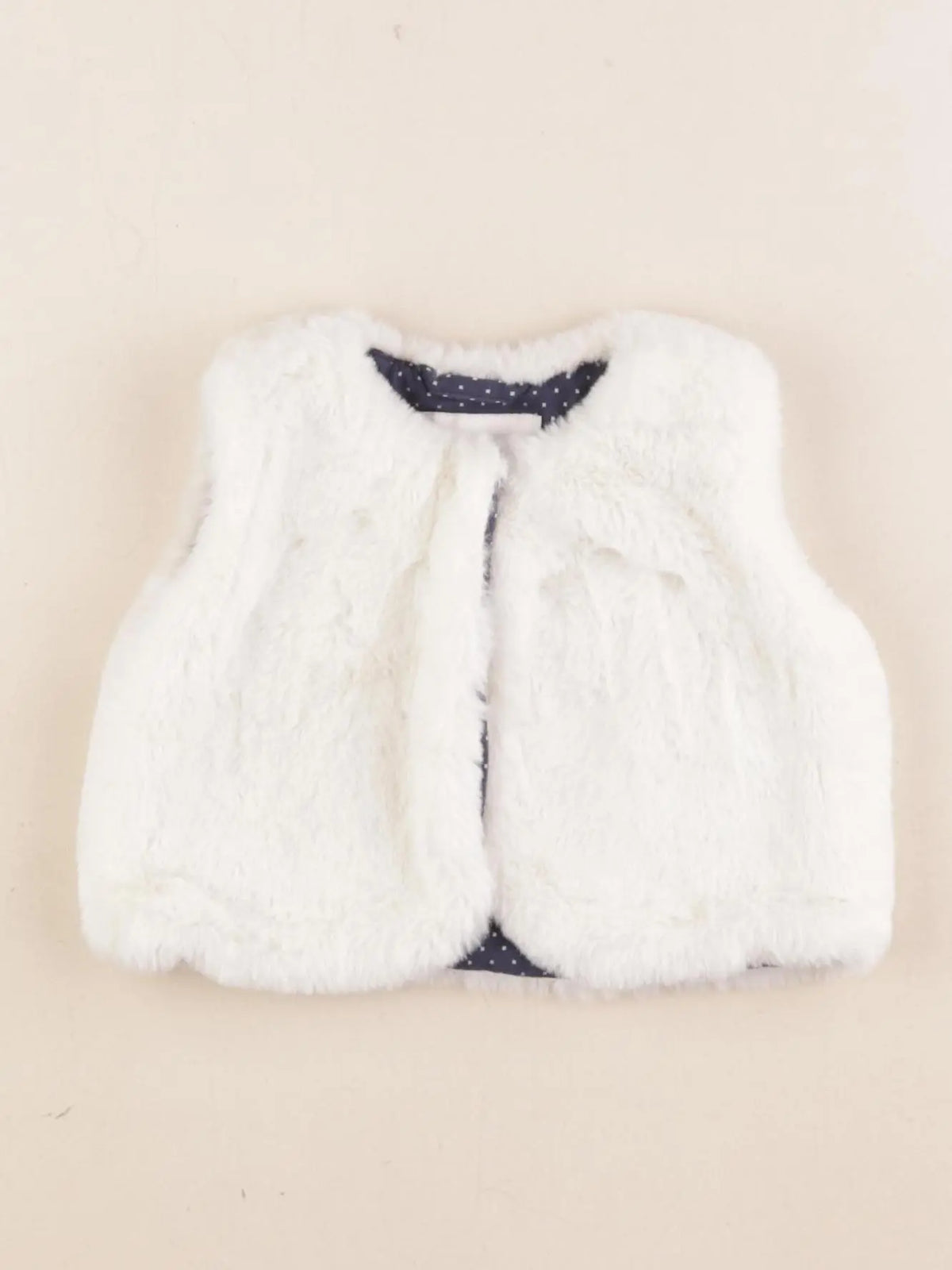 Cyrillus - gilet blanc - 6 mois