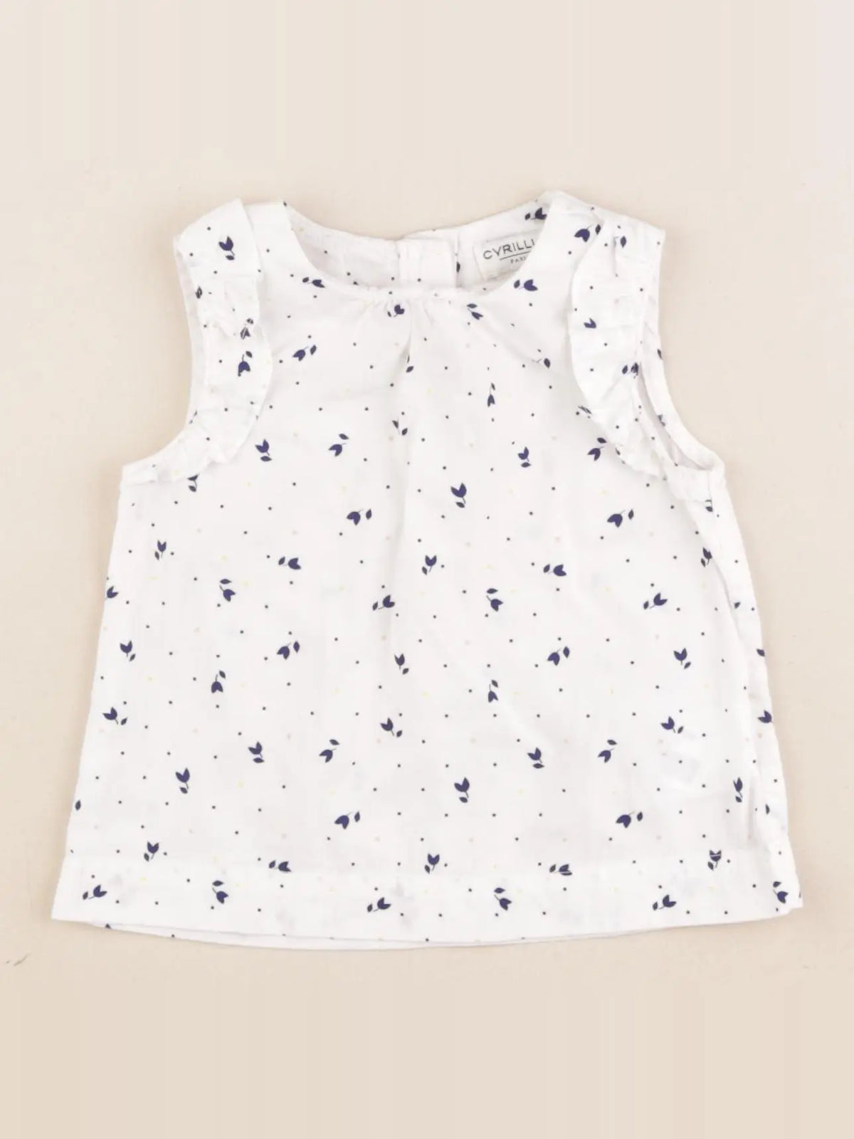 Cyrillus - blouse blanc - 6 mois