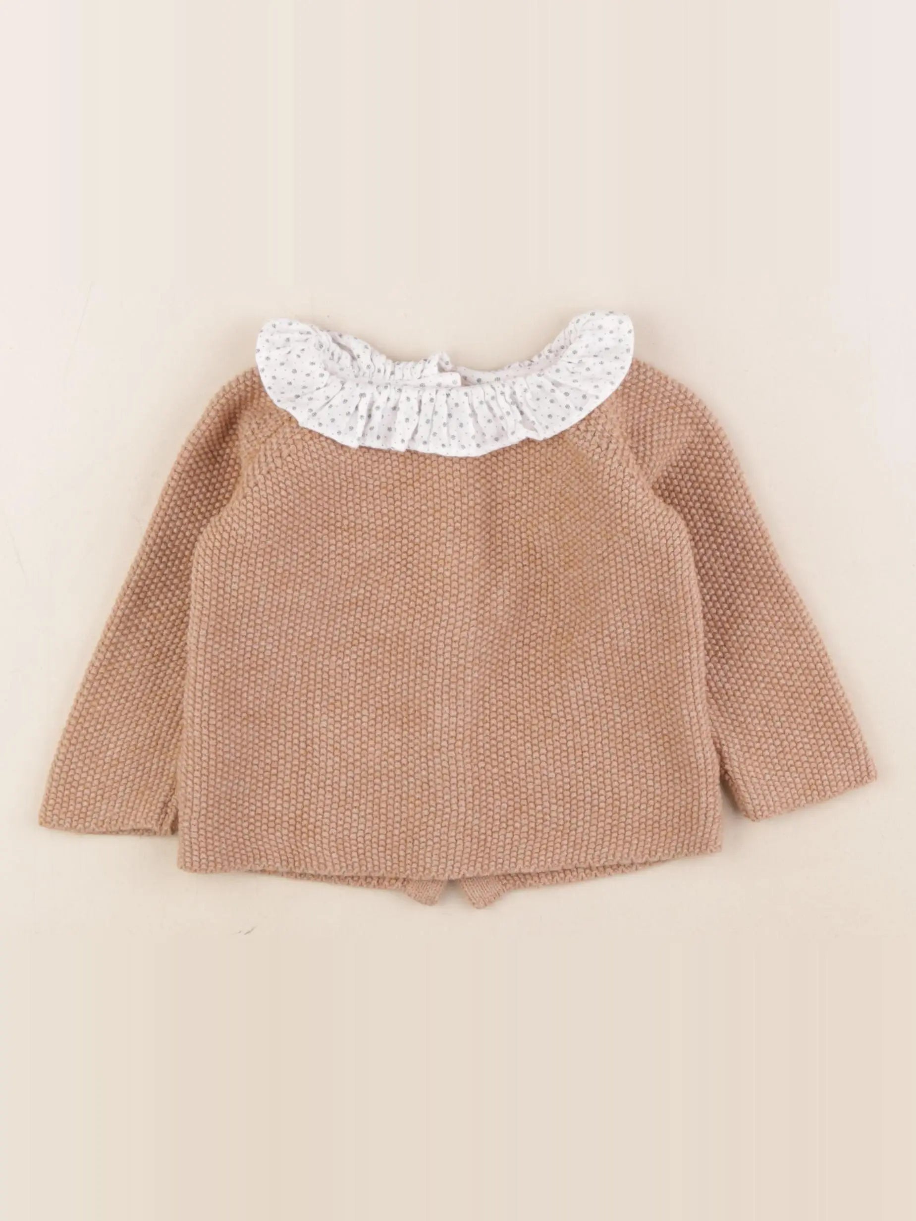 Cyrillus - pull marron - 12 mois