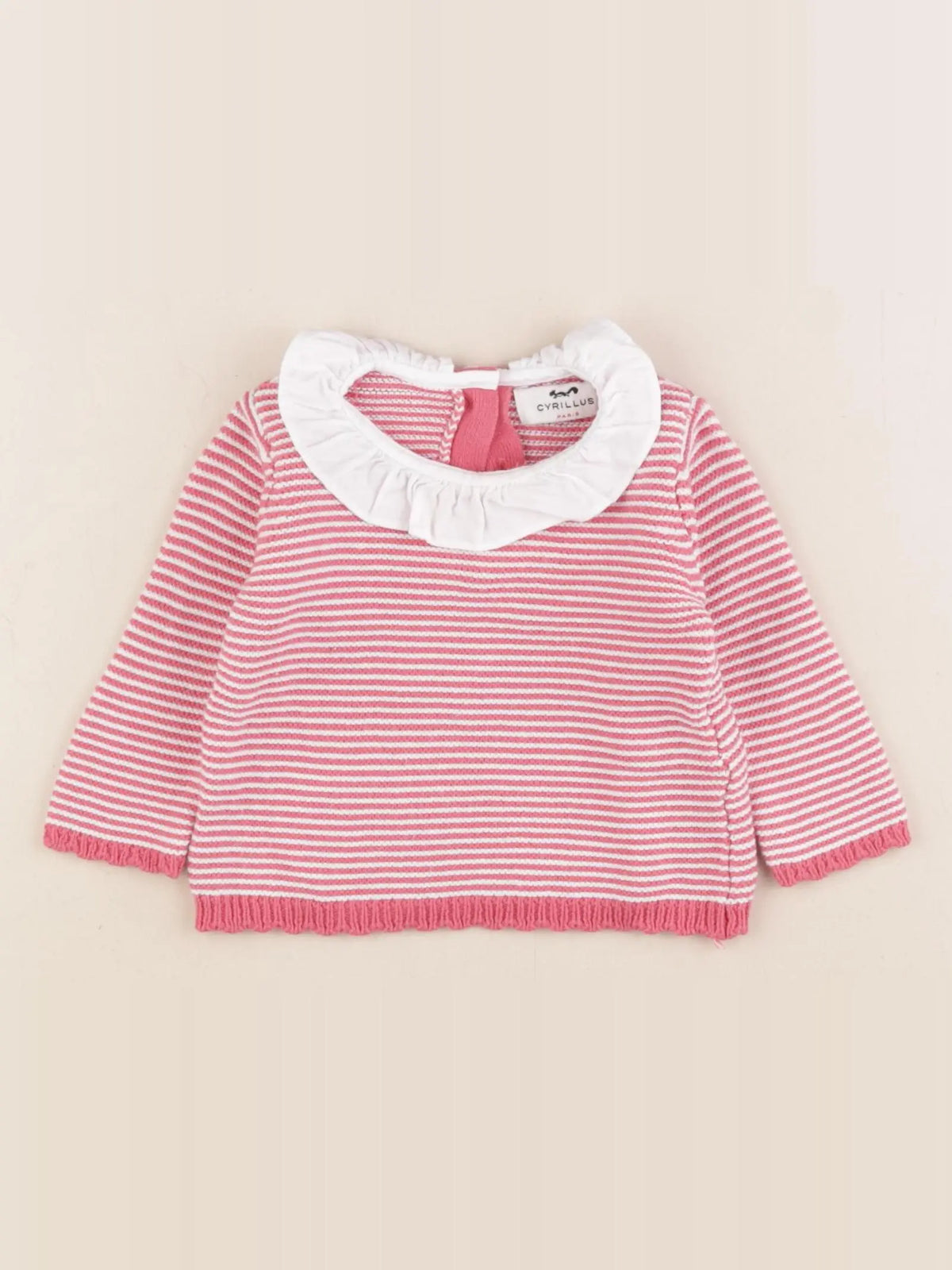Cyrillus - pull rose - 3 mois