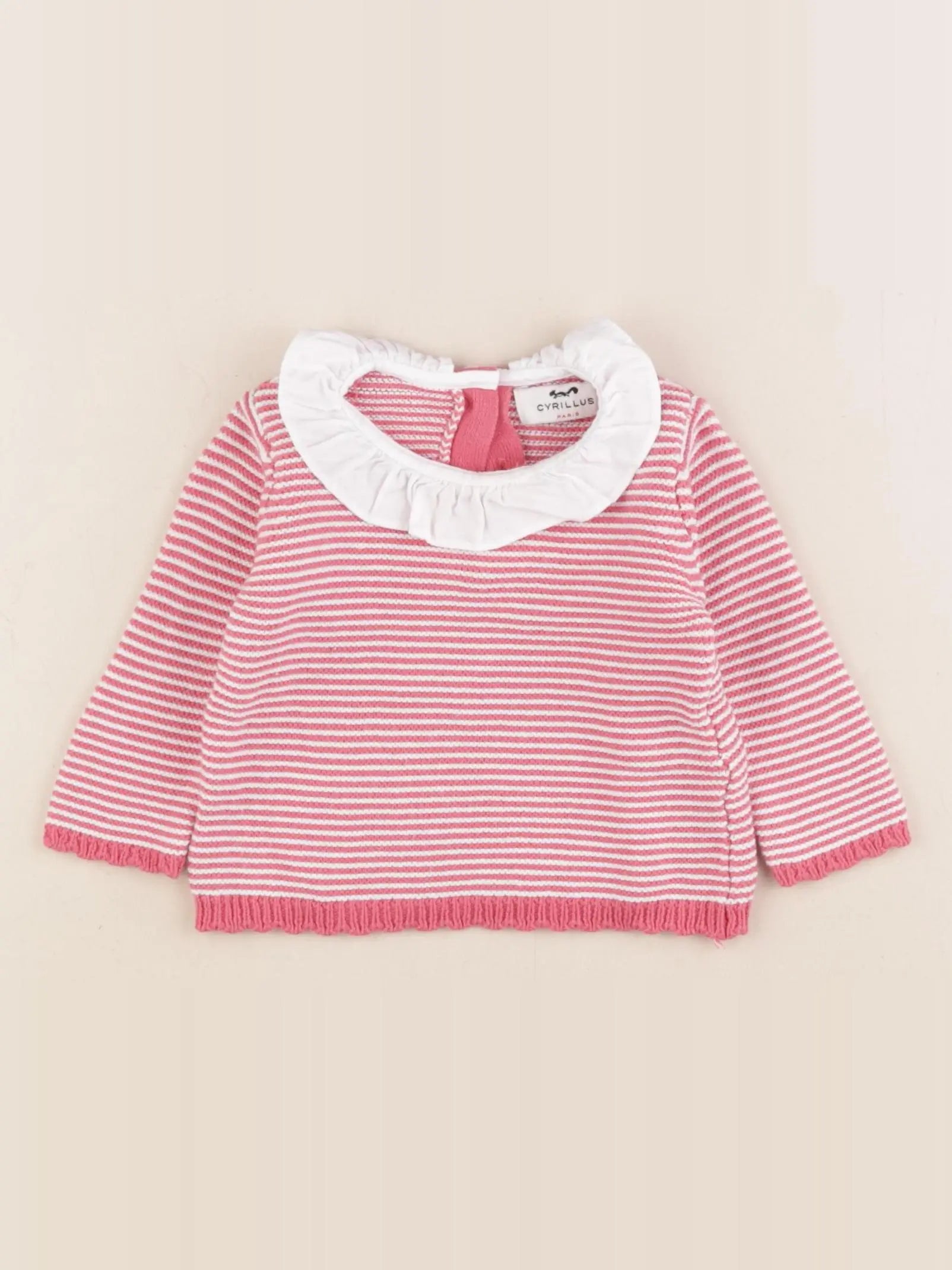 Cyrillus - pull rose - 3 mois
