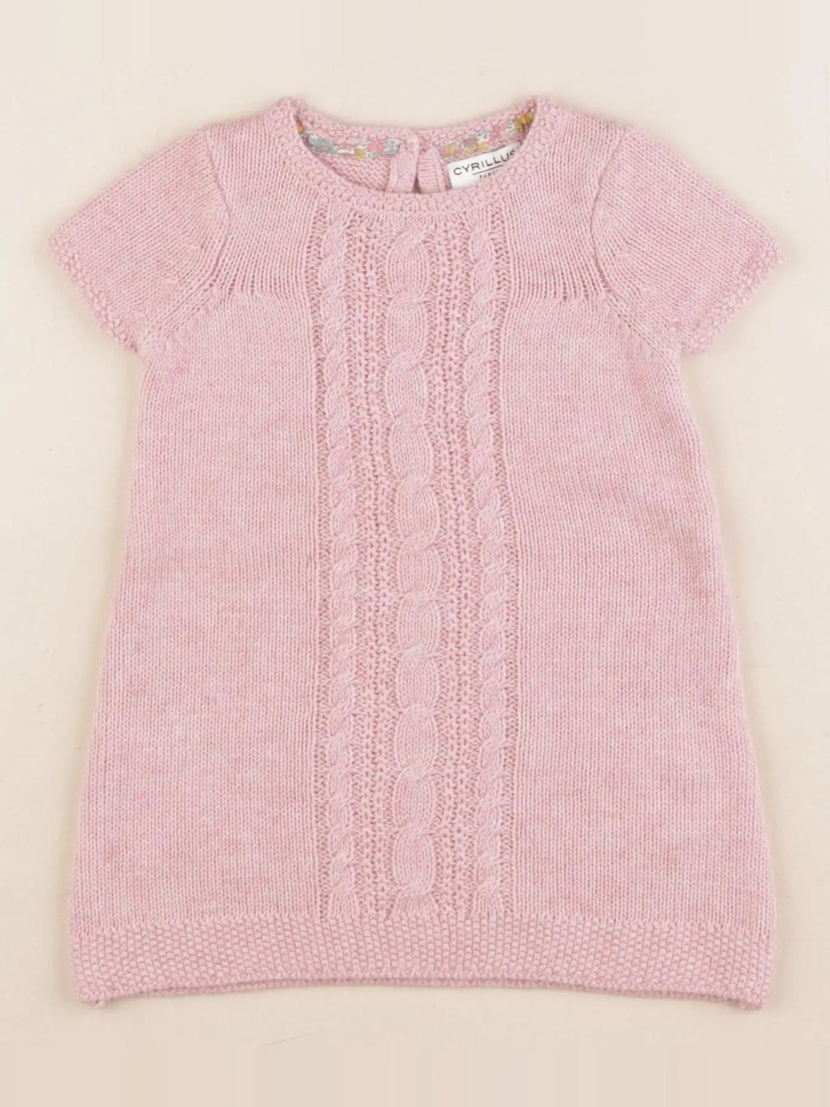 Cyrillus - robe rose - 6 mois