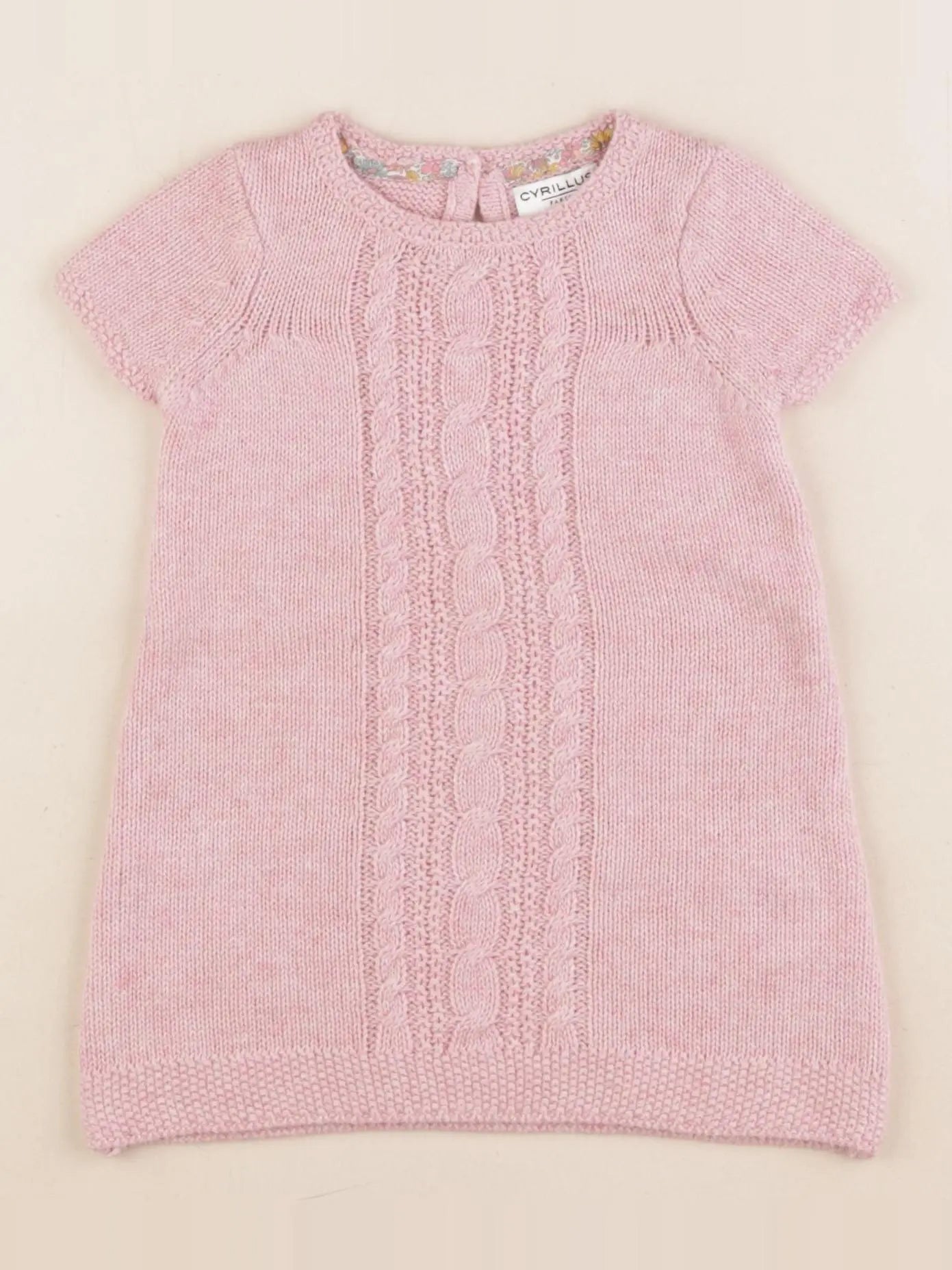 Cyrillus - robe rose - 6 mois