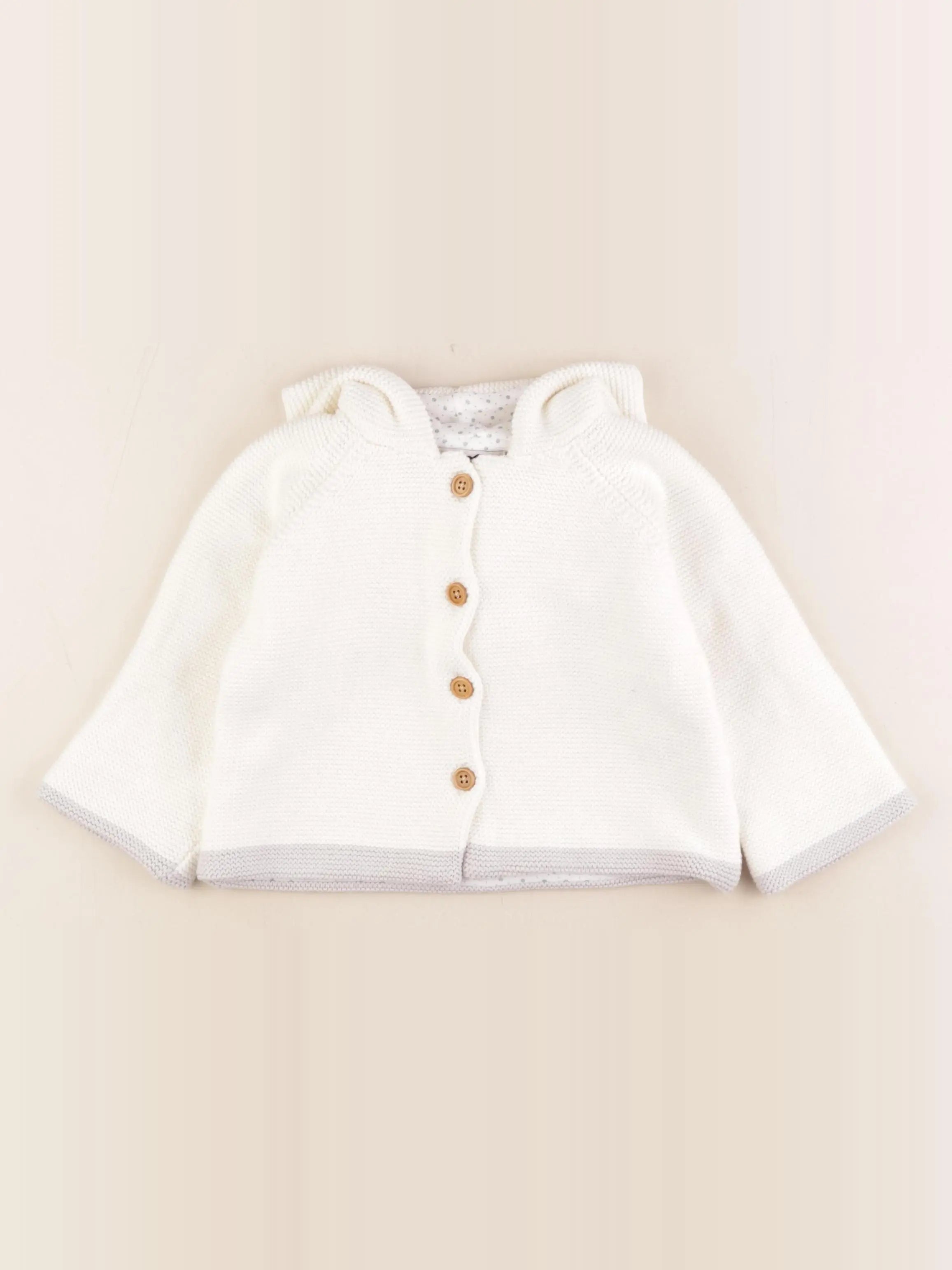 Cyrillus - veste blanc - 18 mois
