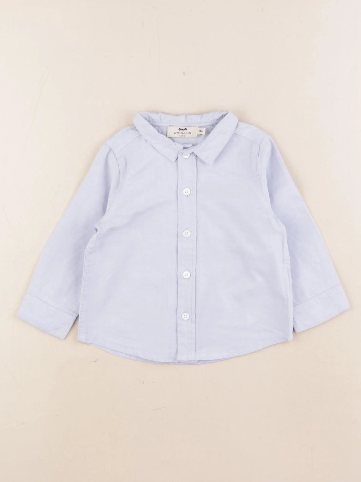 Cyrillus - chemise bleu - 18 mois