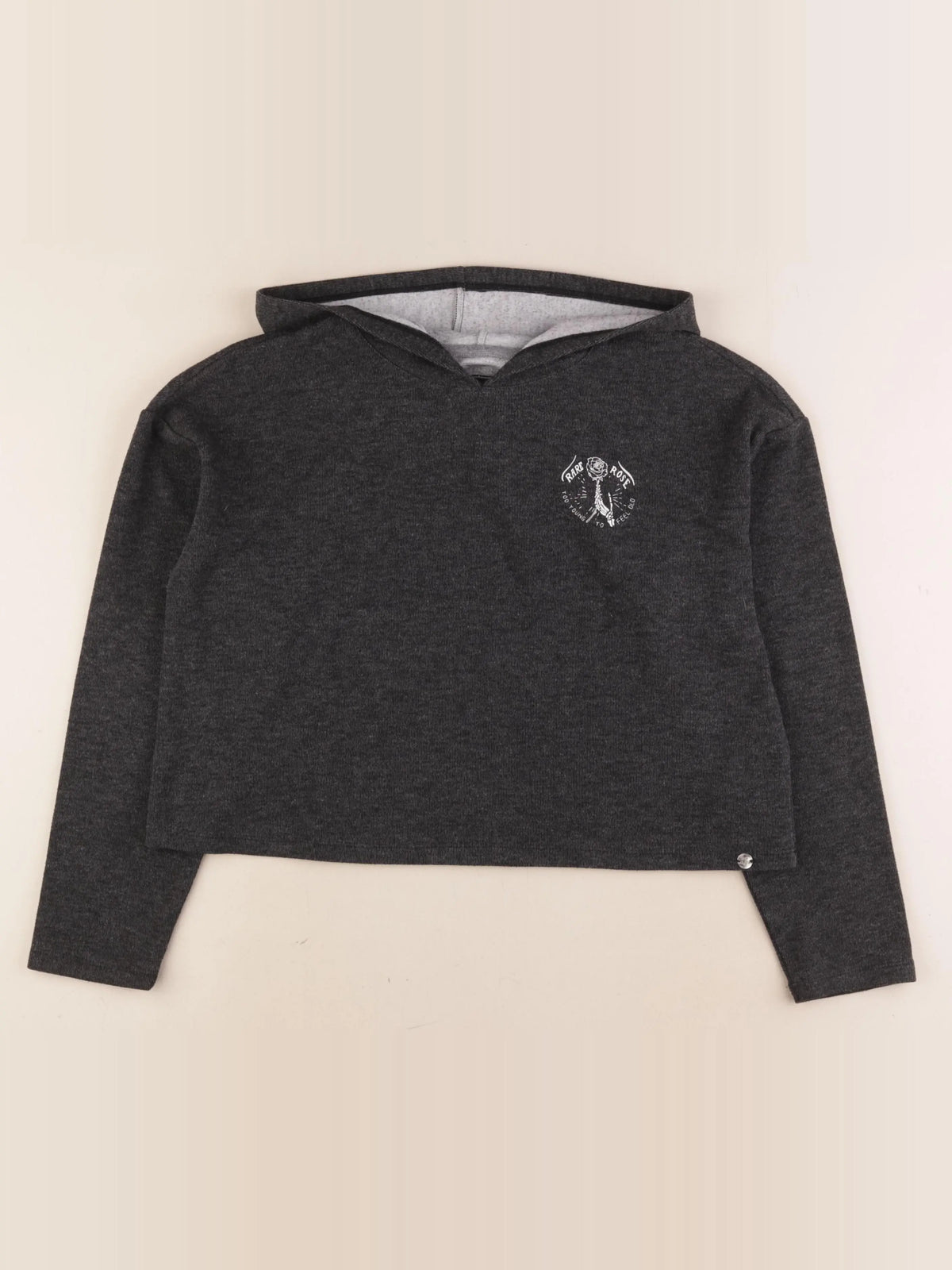 IKKS - sweat imprimé au dos gris - 12 ans