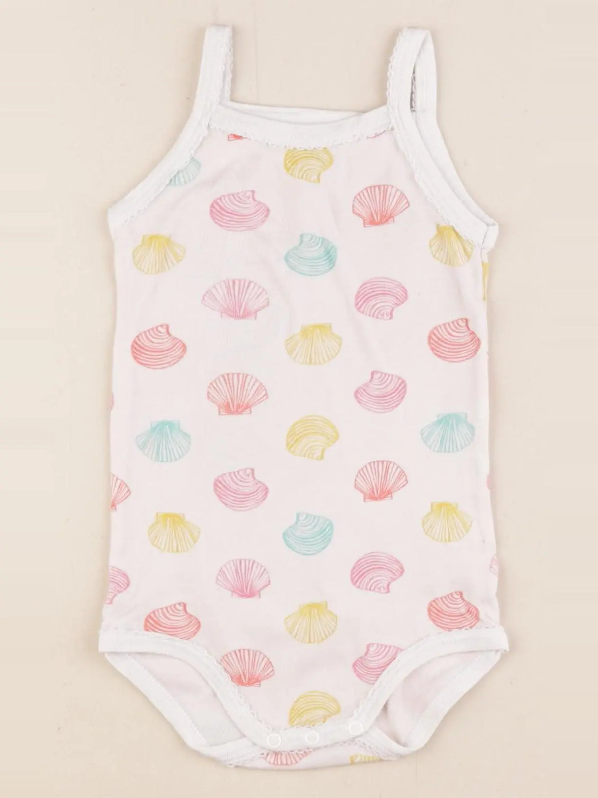 Petit Bateau - body rose - 12 mois