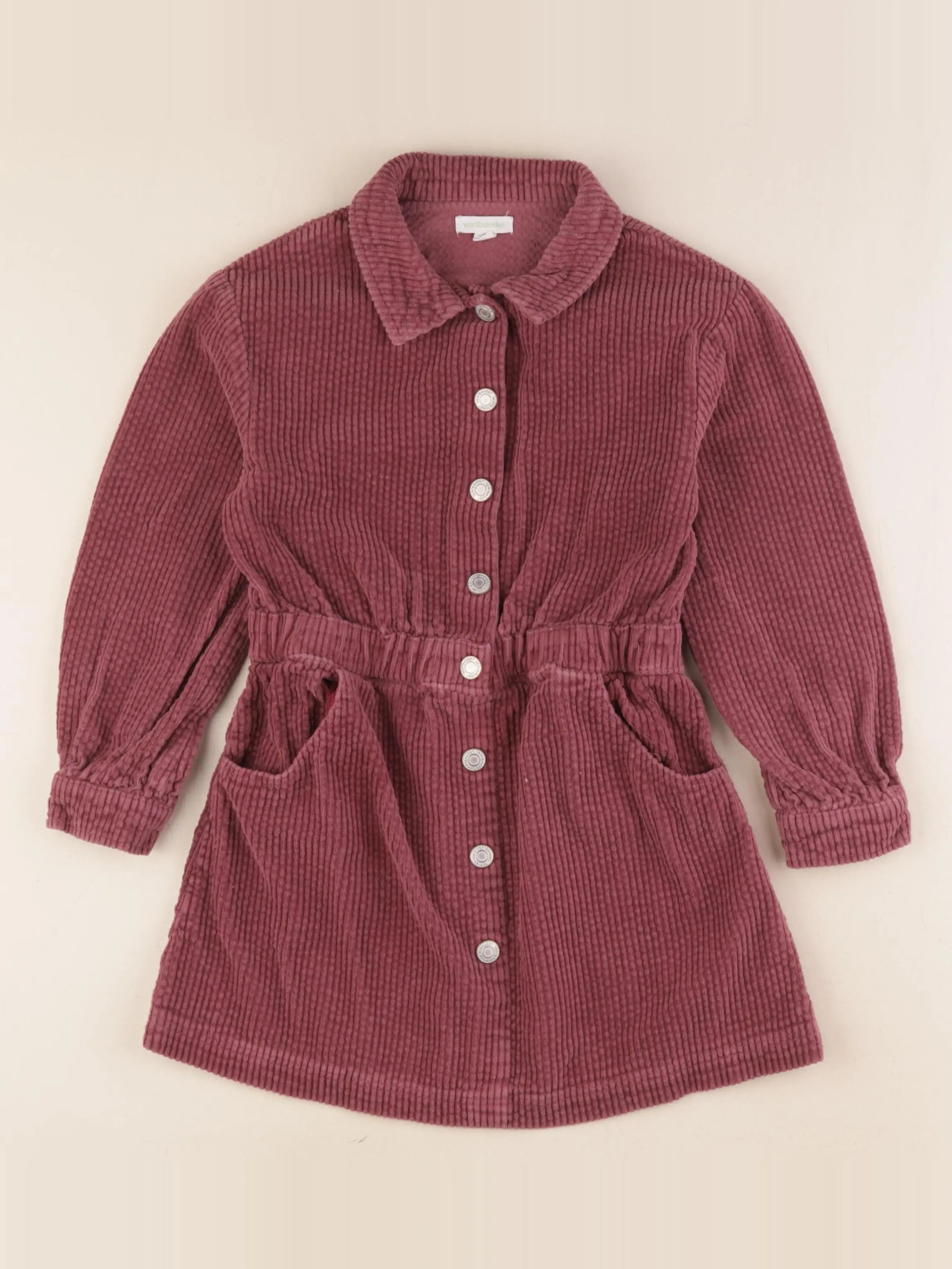 Vertbaudet - robe violet - 7 ans
