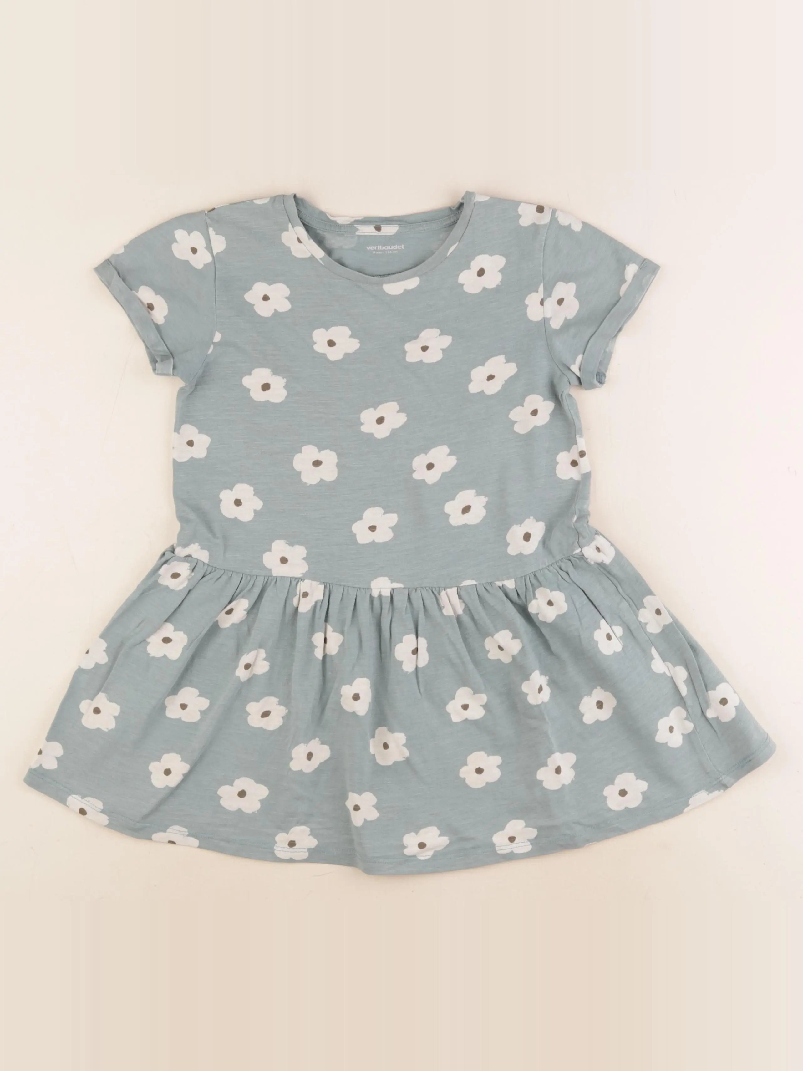 Vertbaudet - robe bleu - 6 ans