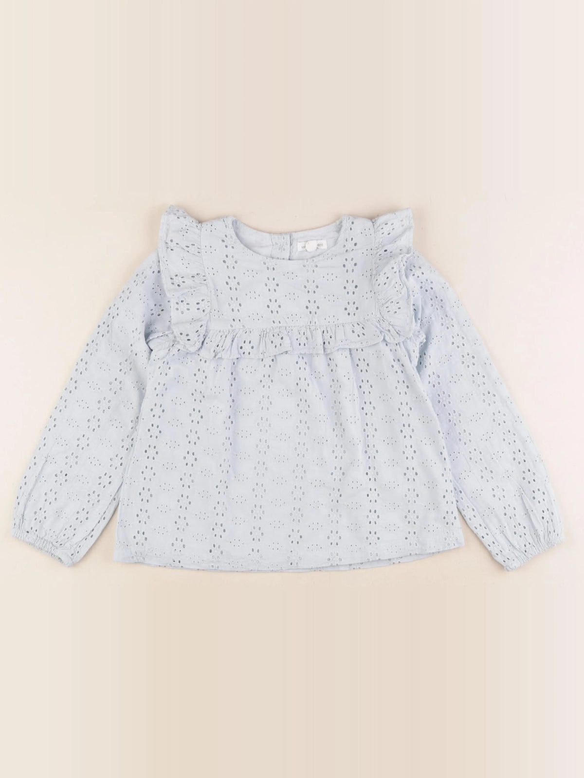 Vertbaudet - blouse bleu - 7 ans