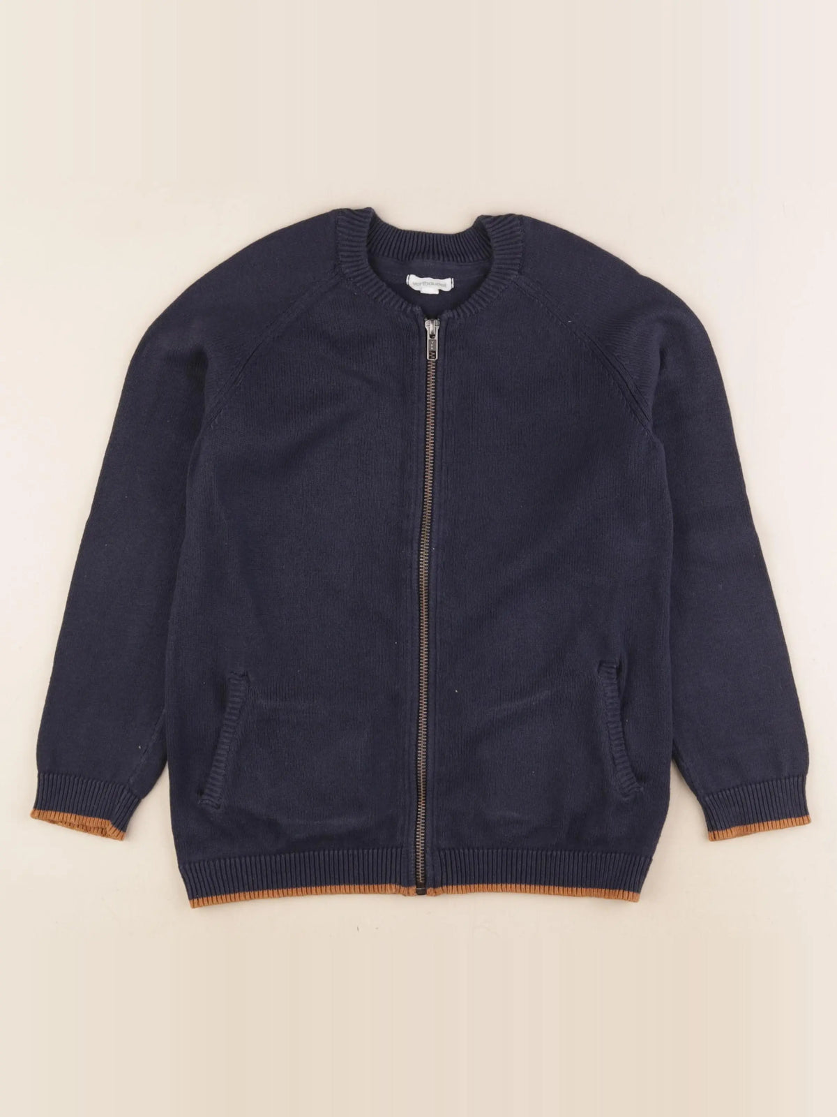 Vertbaudet - gilet bleu - 8 ans