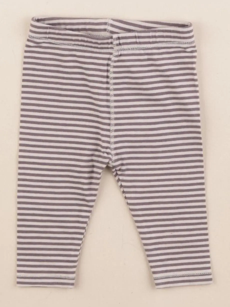 Vertbaudet - legging beige, taupe - 3 mois