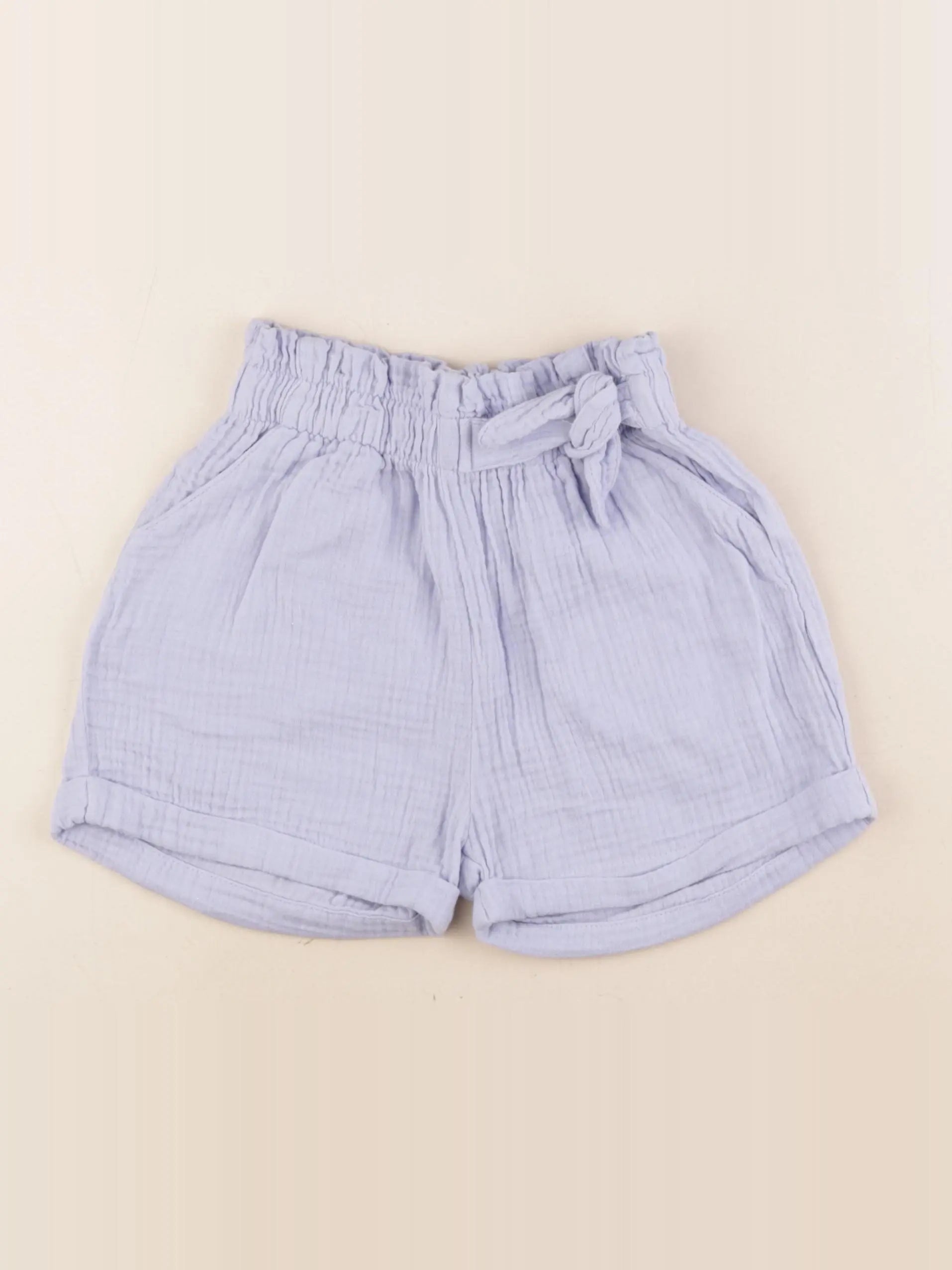 Vertbaudet - short bleu - 8 ans