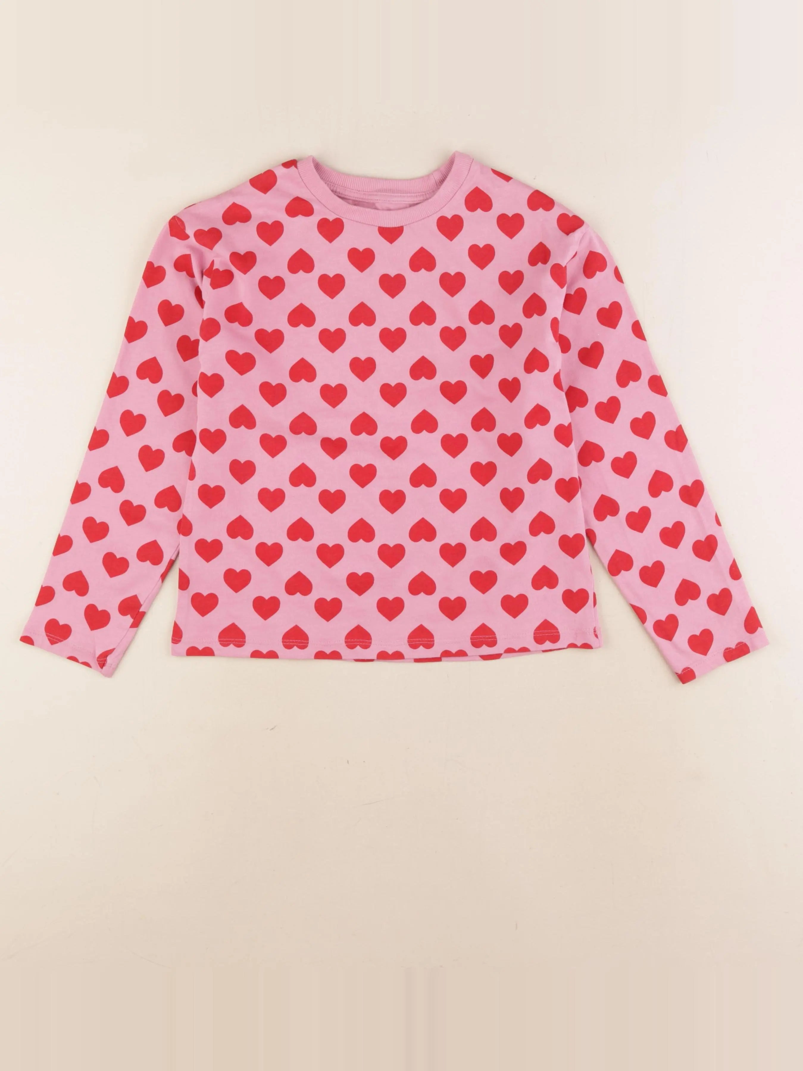 Vertbaudet - tee-shirt rose - 8 ans