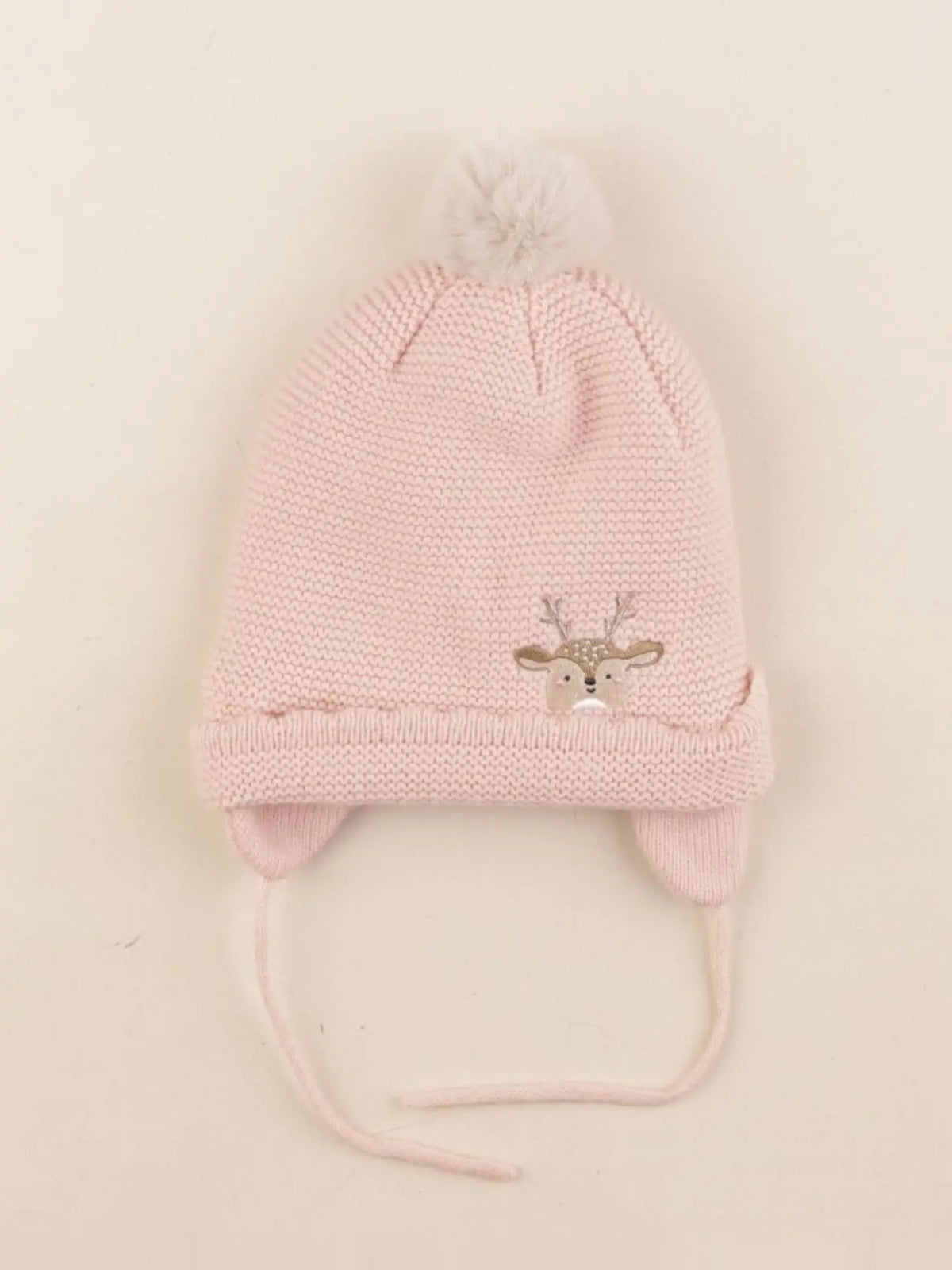 Vertbaudet - bonnet rose, or - 12/18 mois