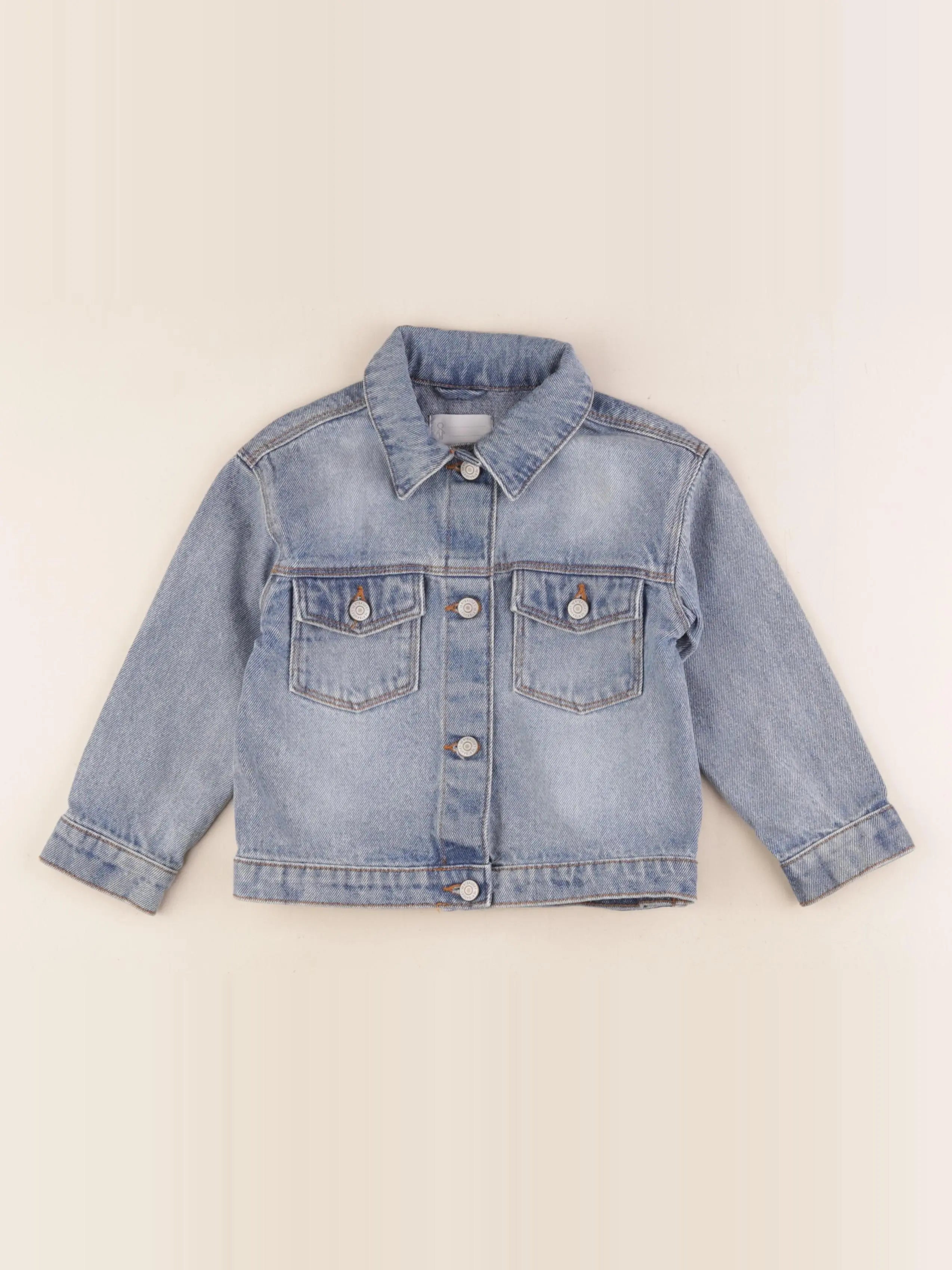 Vertbaudet - veste bleu - 4 ans