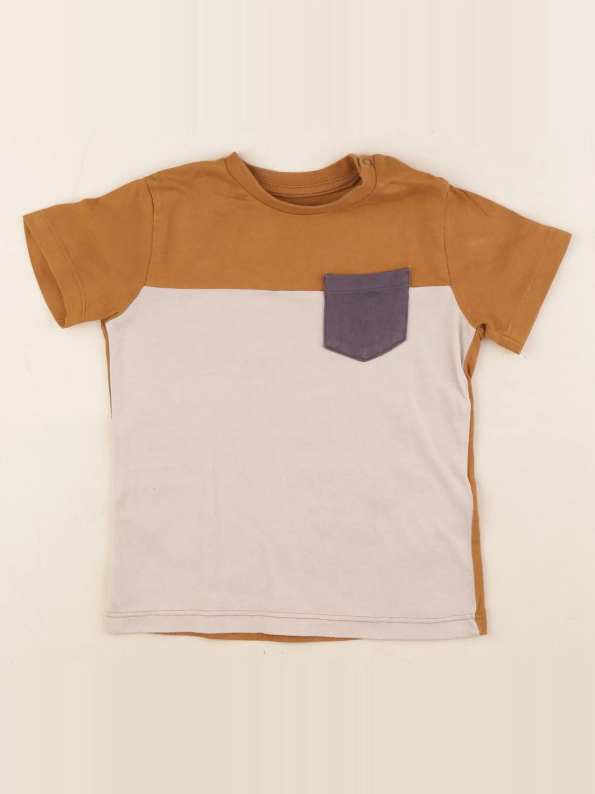 Vertbaudet - tee-shirt marron - 3 ans