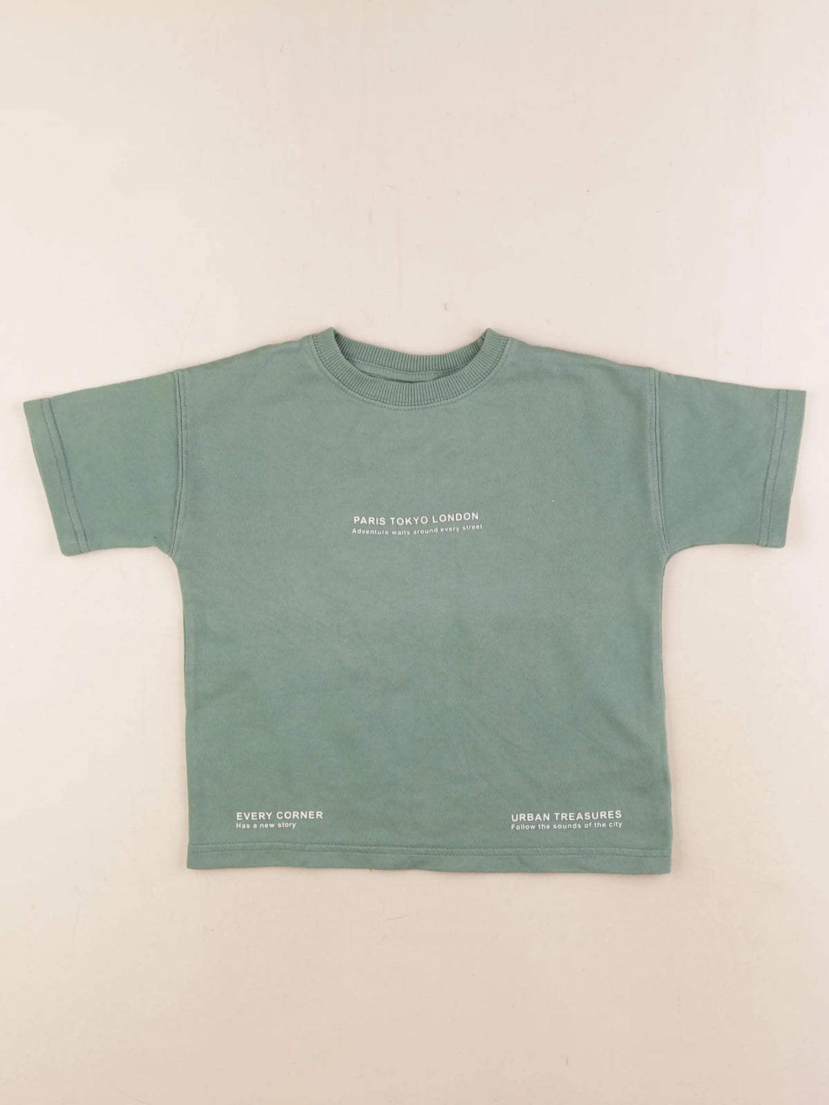 Zara - tee-shirt vert - 3 ans