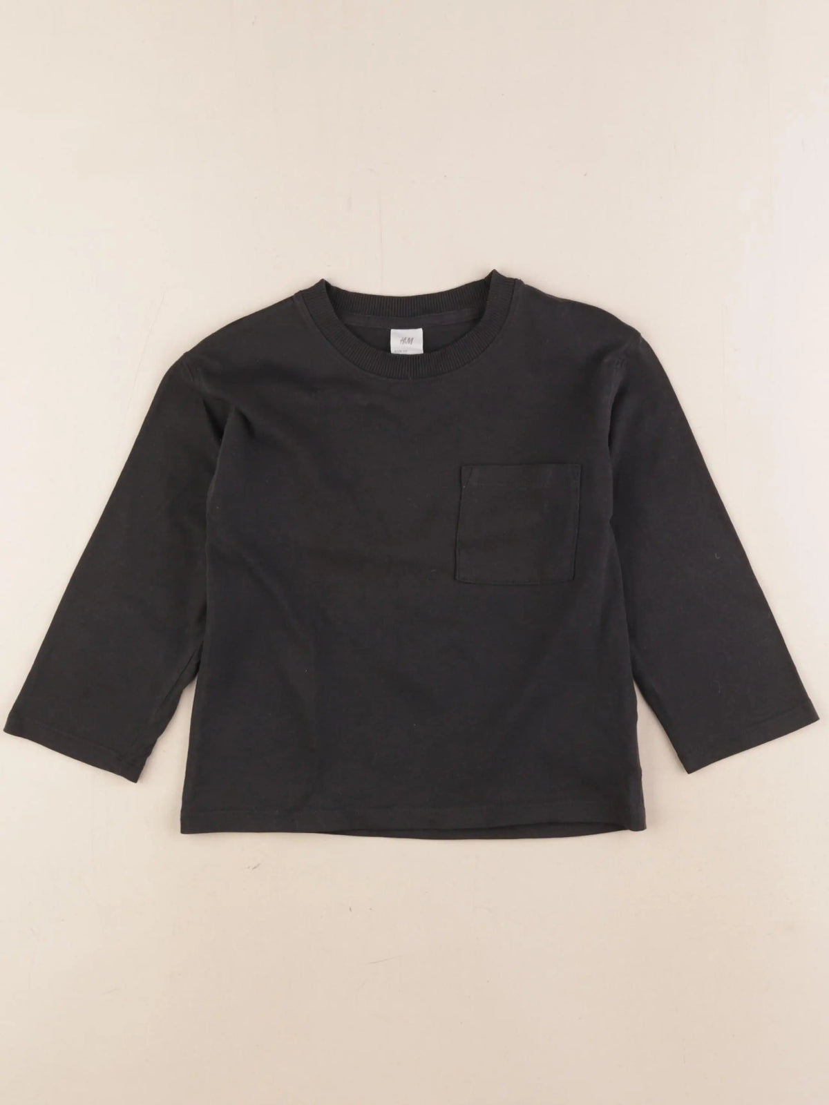 H&M - tee-shirt noir - 2/3 ans