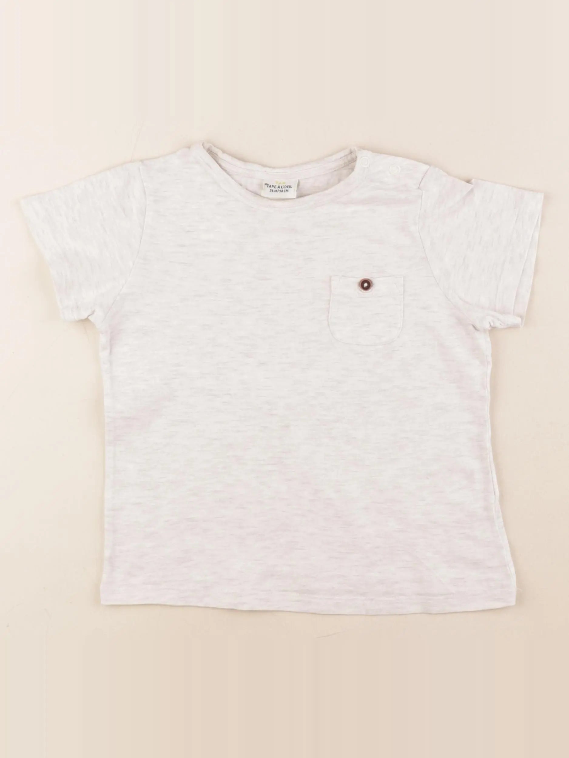 Tape à l'oeil - tee-shirt blanc - 36 mois