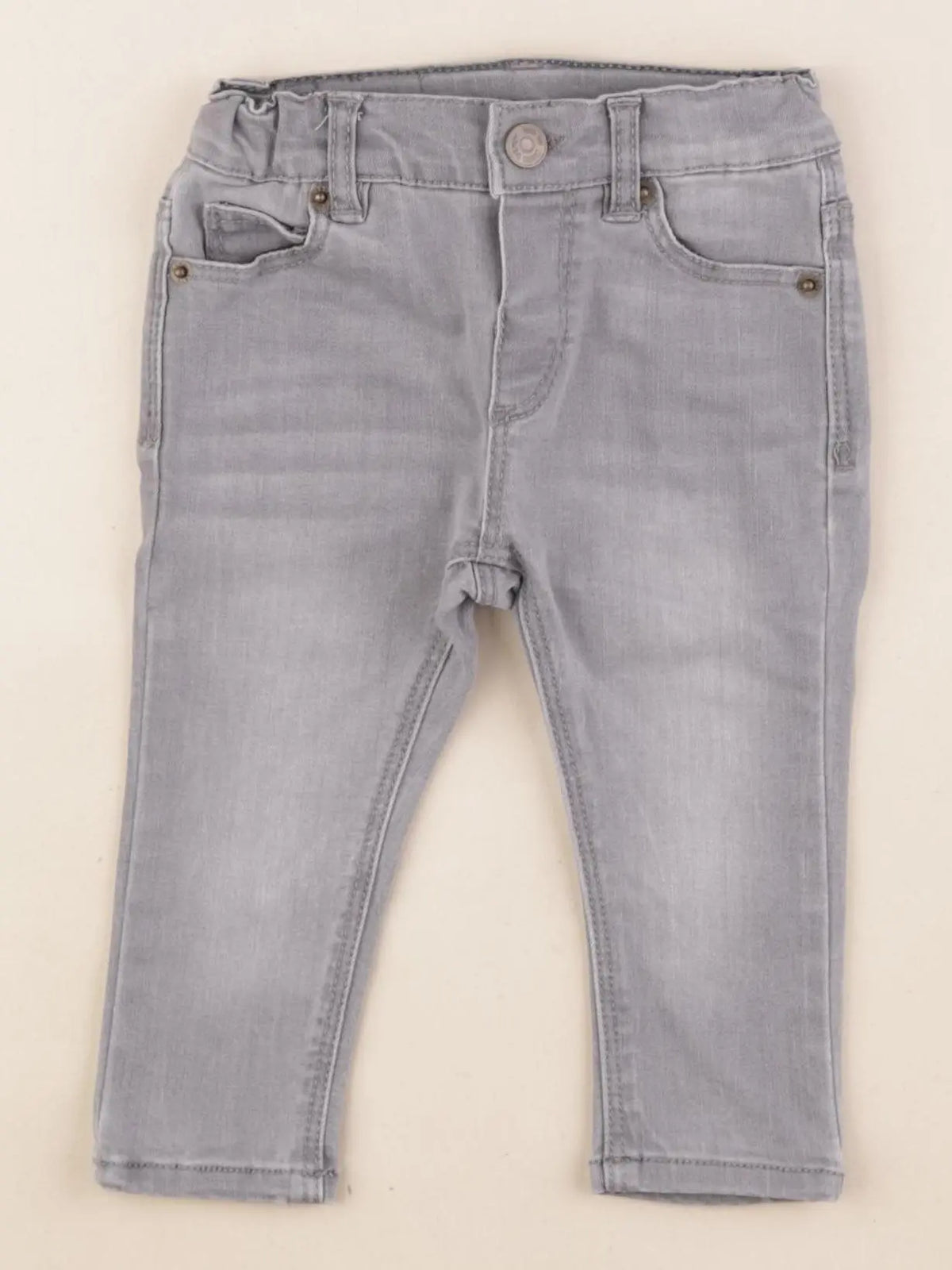 Zara - jean gris - 6/9 mois