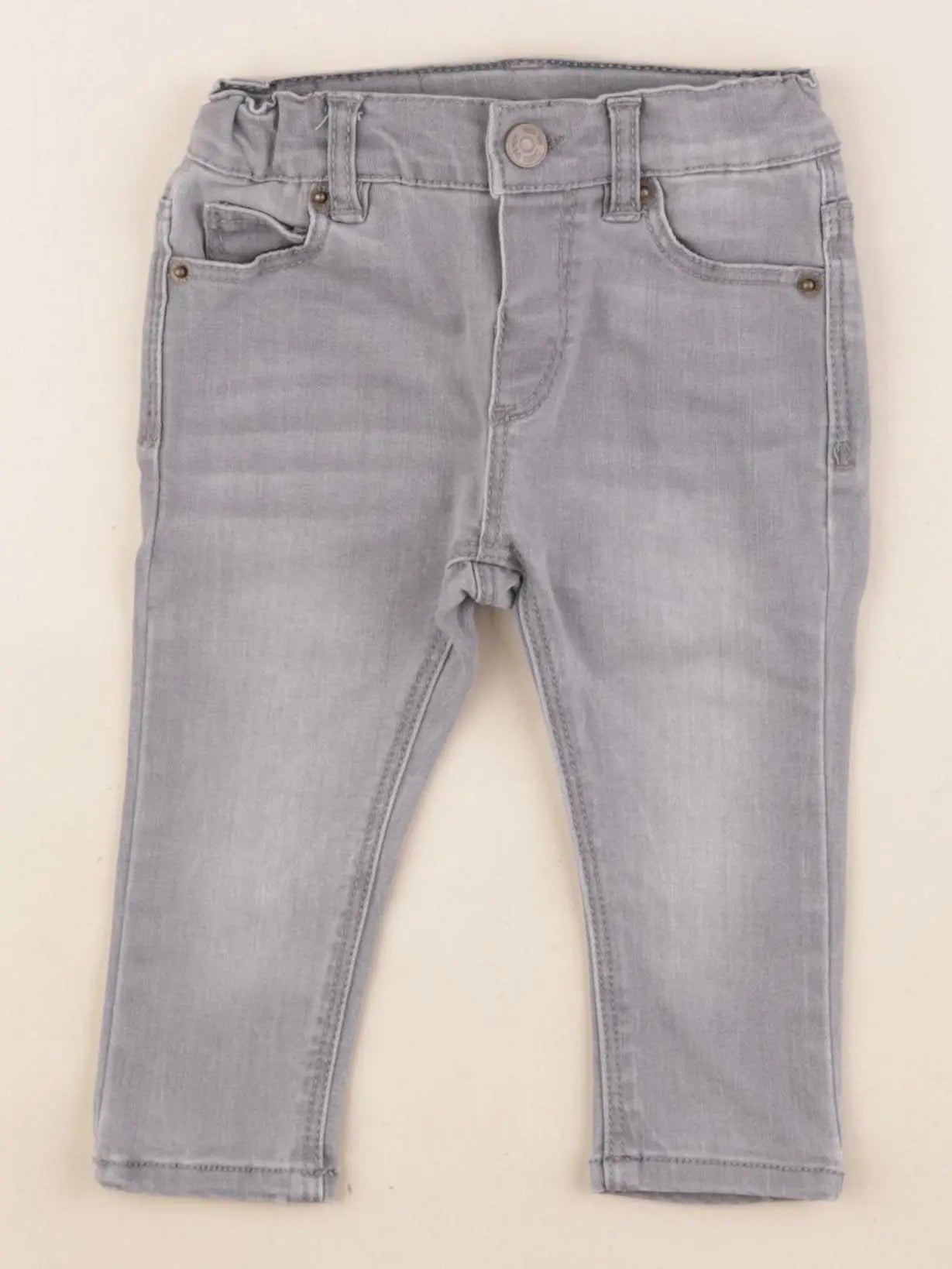 Zara - jean gris - 6/9 mois