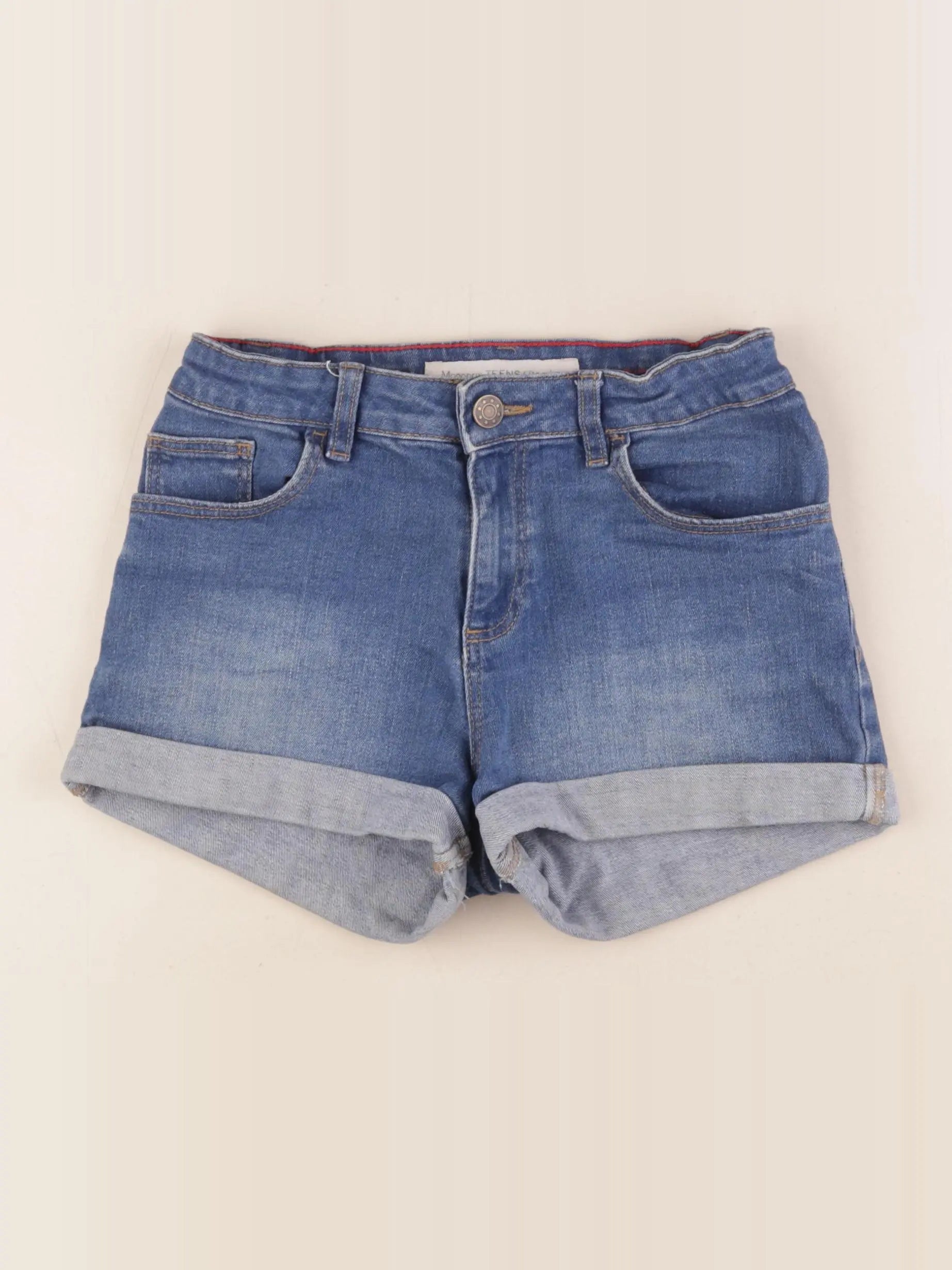 Monoprix - short bleu - 12 ans