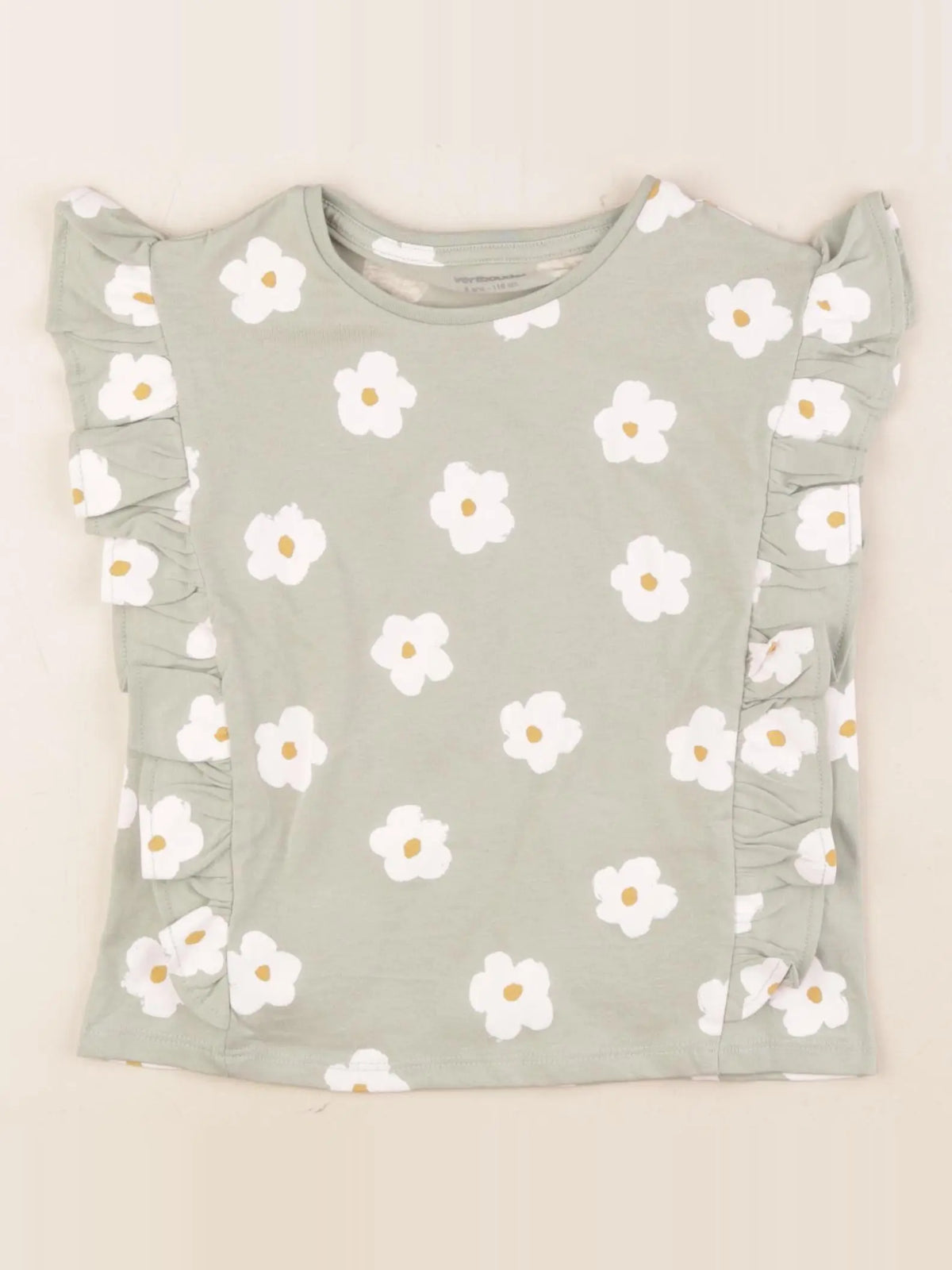 Vertbaudet - tee-shirt vert - 6 ans