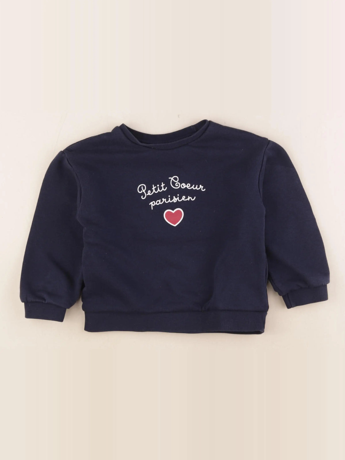 Vertbaudet - sweat bleu - 5 ans