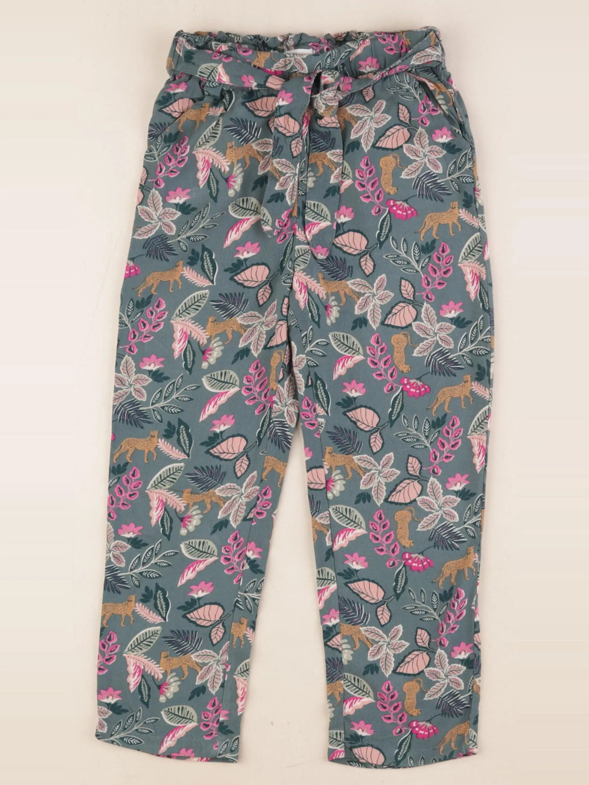 Vertbaudet - pantalon vert - 6 ans