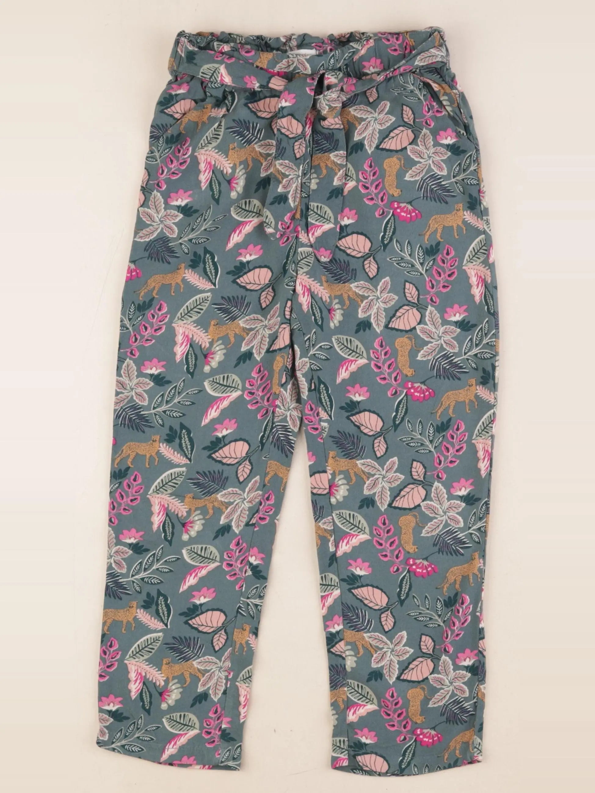 Vertbaudet - pantalon vert - 6 ans