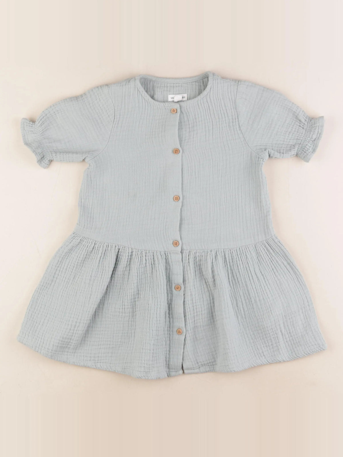 Vertbaudet - robe vert - 4 ans