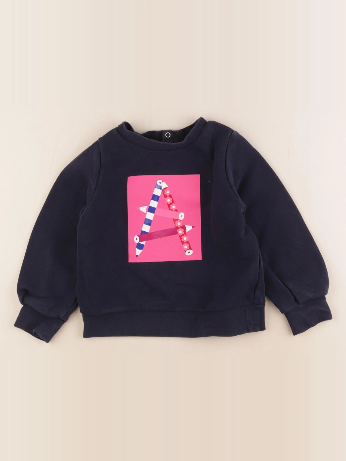 Jacadi - sweat bleu - 4 ans