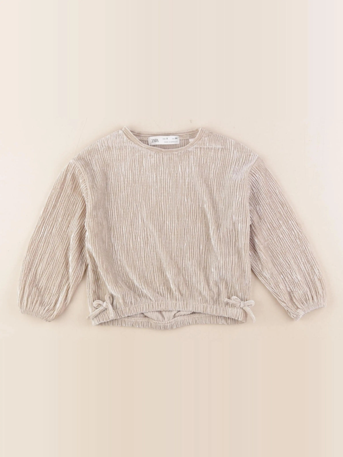 Zara - sweat beige - 3 ans