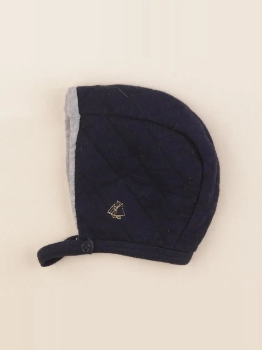 Petit Bateau - béguin bleu - 1 mois