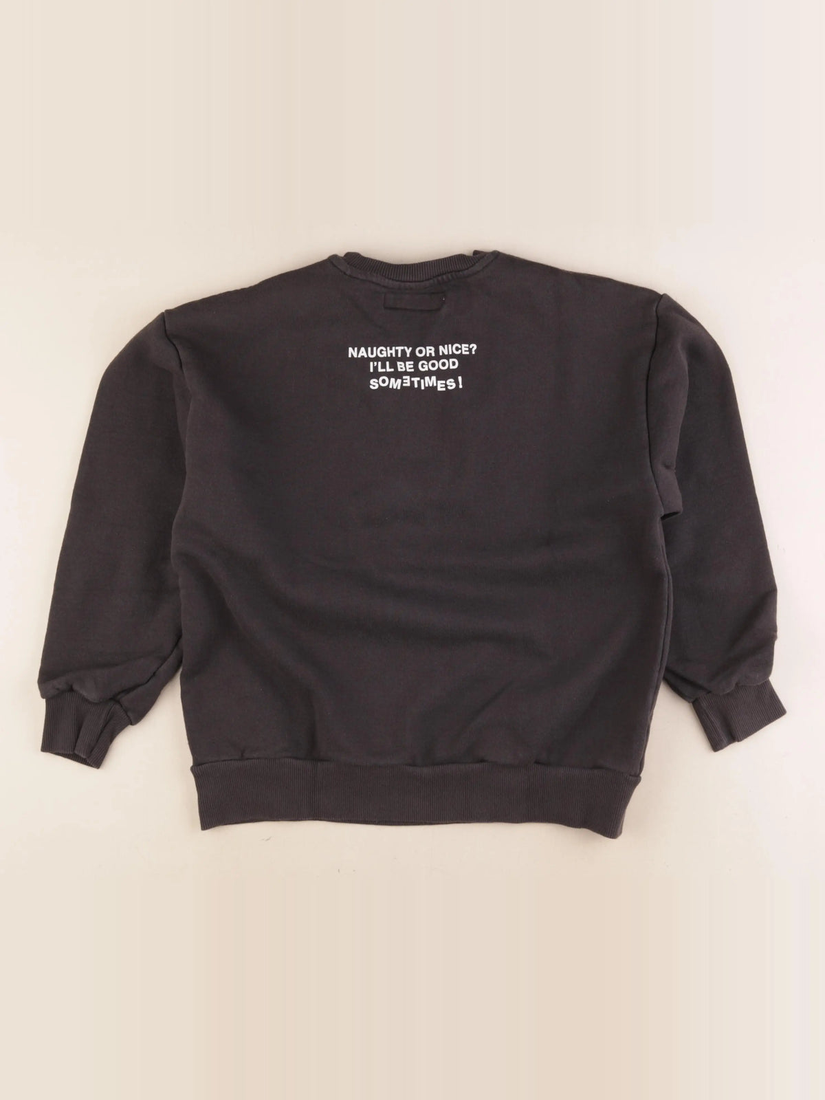 Zara - sweat imprimé au dos gris - 11/12 ans